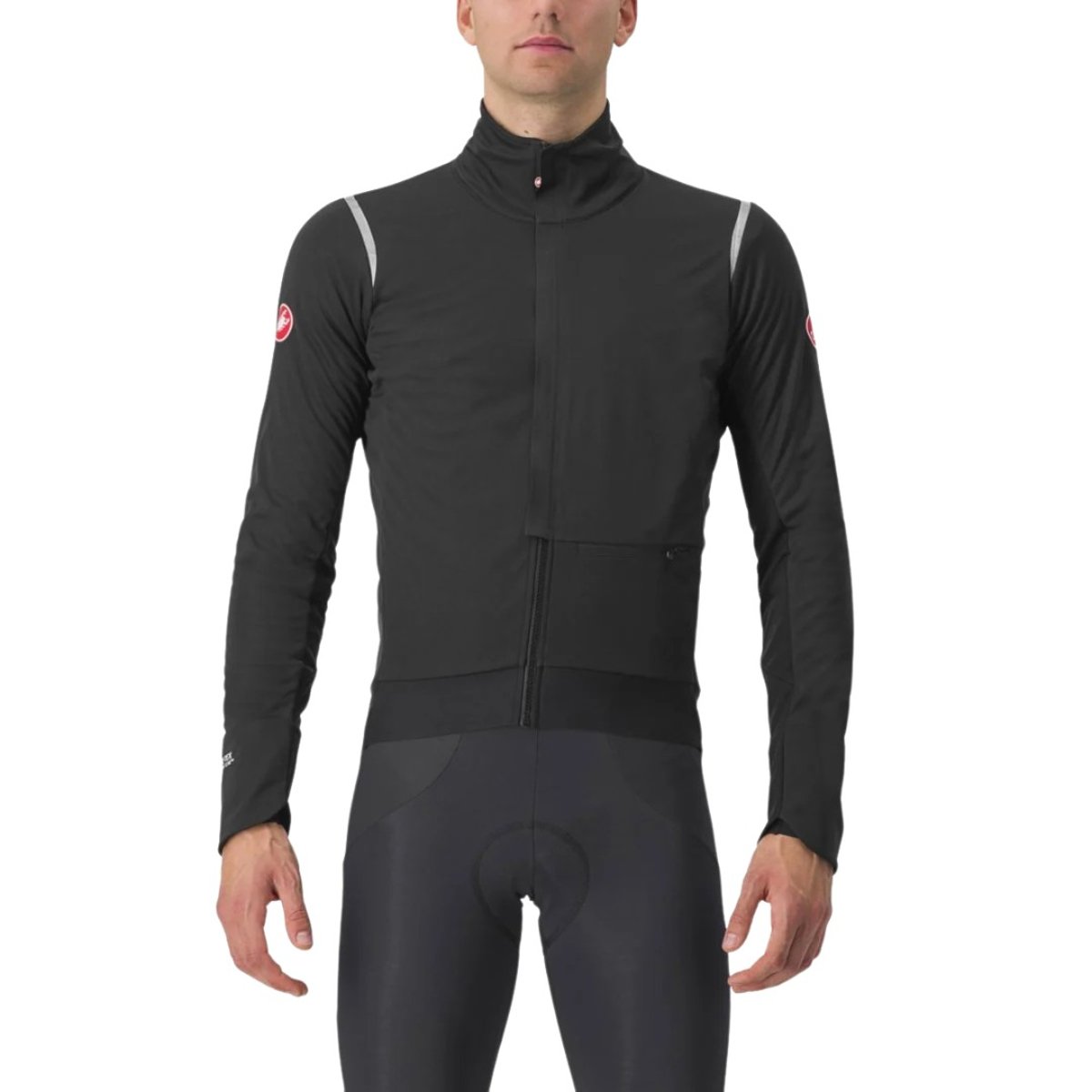 Castelli Alpha Doppio RoS Jacke Schwarz Grau, Größe S