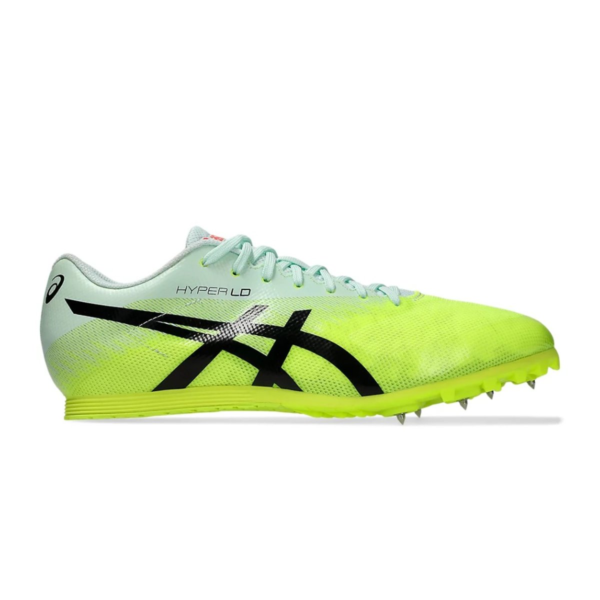 Asics Hyper LD Gelb Schwarz SS25 Unisex Laufschuhe, Größe 45 - EUR