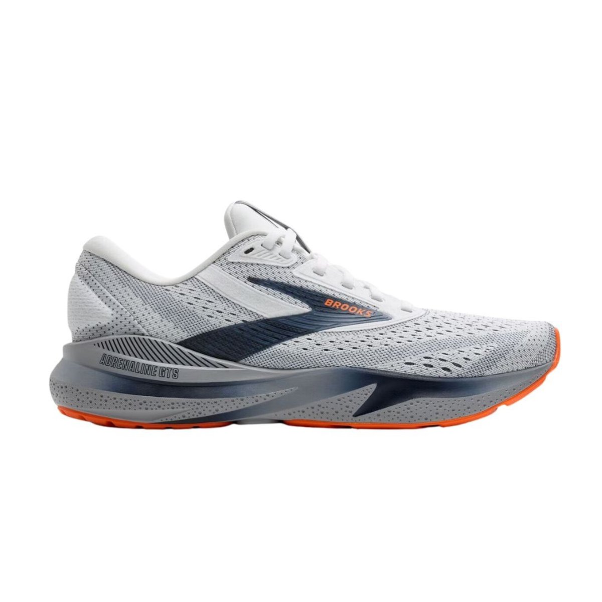 Brooks Adrenaline GTS 24 Schuhe Grau Blau SS25, Größe 44,5 - EUR
