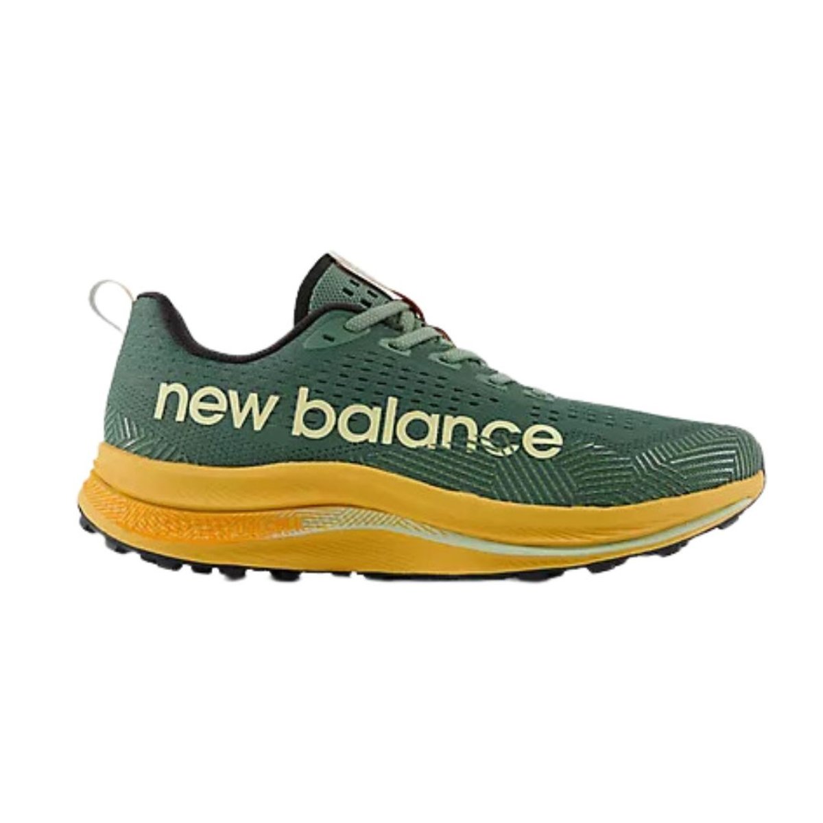 New Balance FuelCell SuperComp Trail v1 Schuhe Grün Gelb SS25, Größe 42,5 - EUR