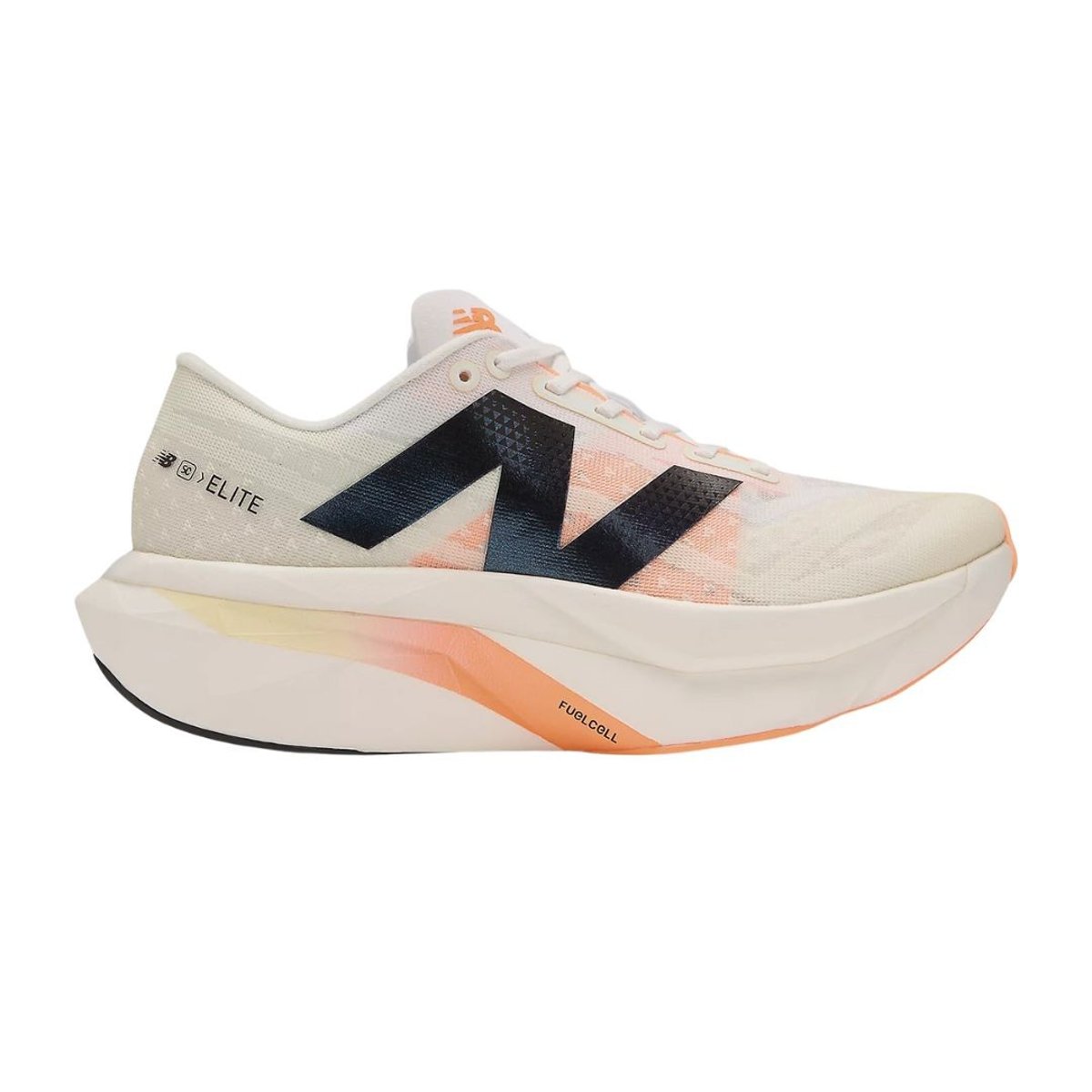 New Balance FuelCell SuperComp Elite v4 Weiß Orange SS25 Damen-Sneaker, Größe 40 - EUR
