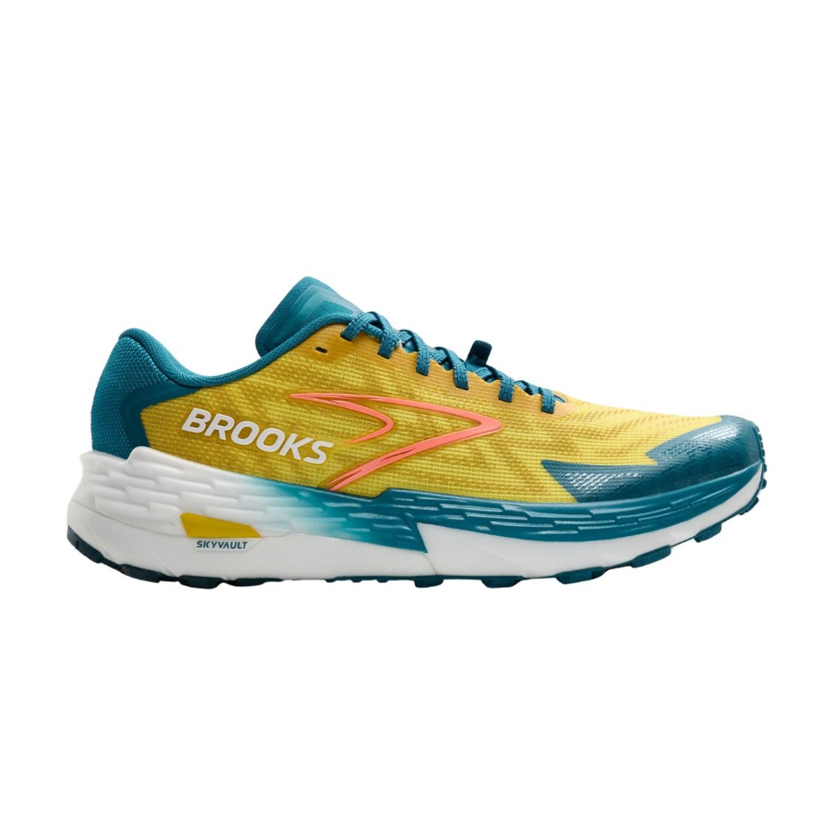 Brooks Catamount 4 Schuhe Gelb Blau SS25, Größe 42 - EUR