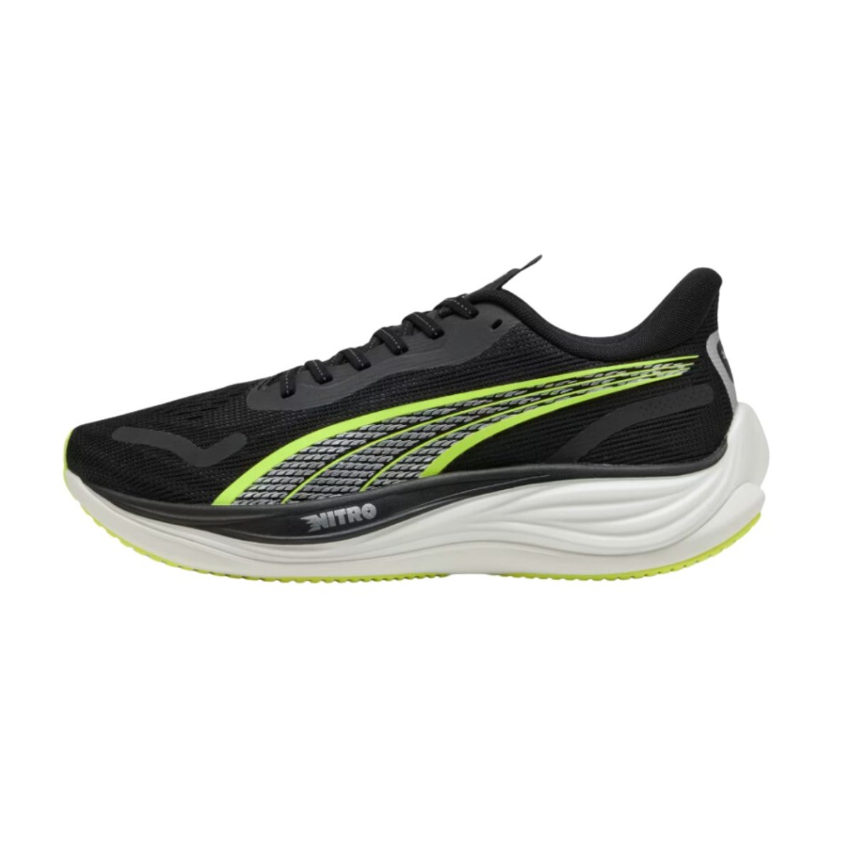 Puma Velocity Nitro 3 Schuhe Schwarz Gelb SS25, Größe 43 - EUR