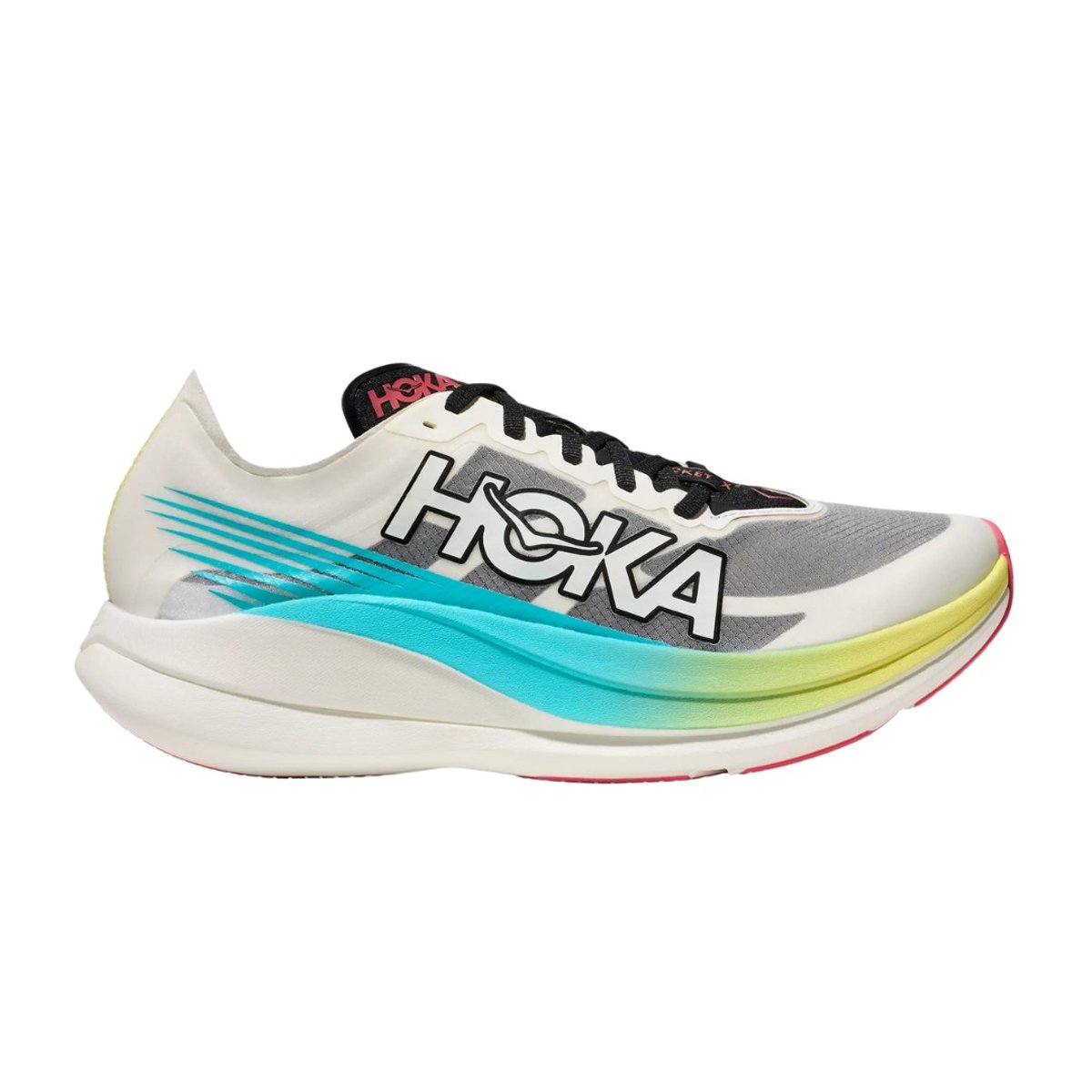 Hoka Rocket X 2 Schuhe Weiß Blau Unisex, Größe EU 37 1/3