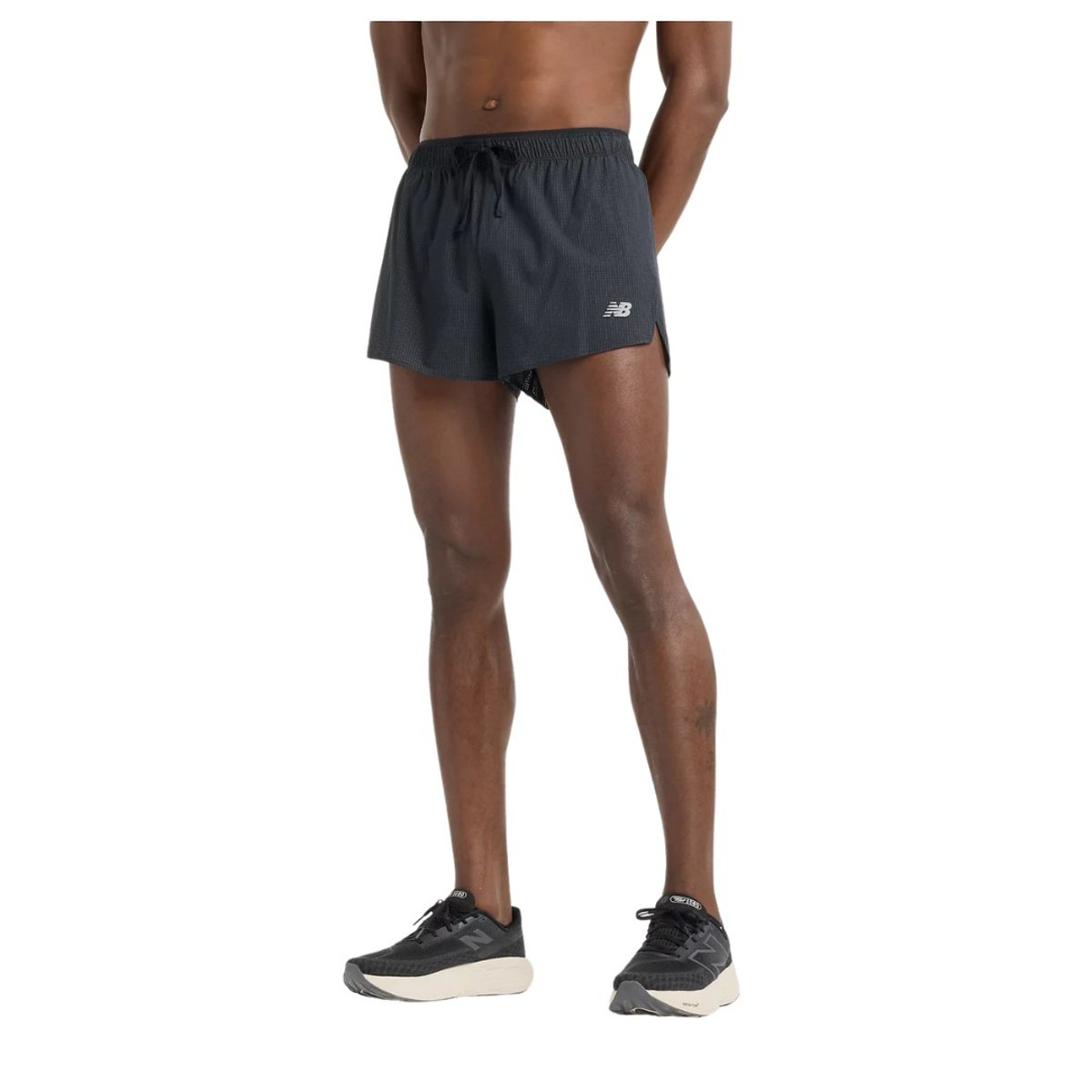 New Balance RC Ultra Light Split 3' Shorts Schwarz, Größe S
