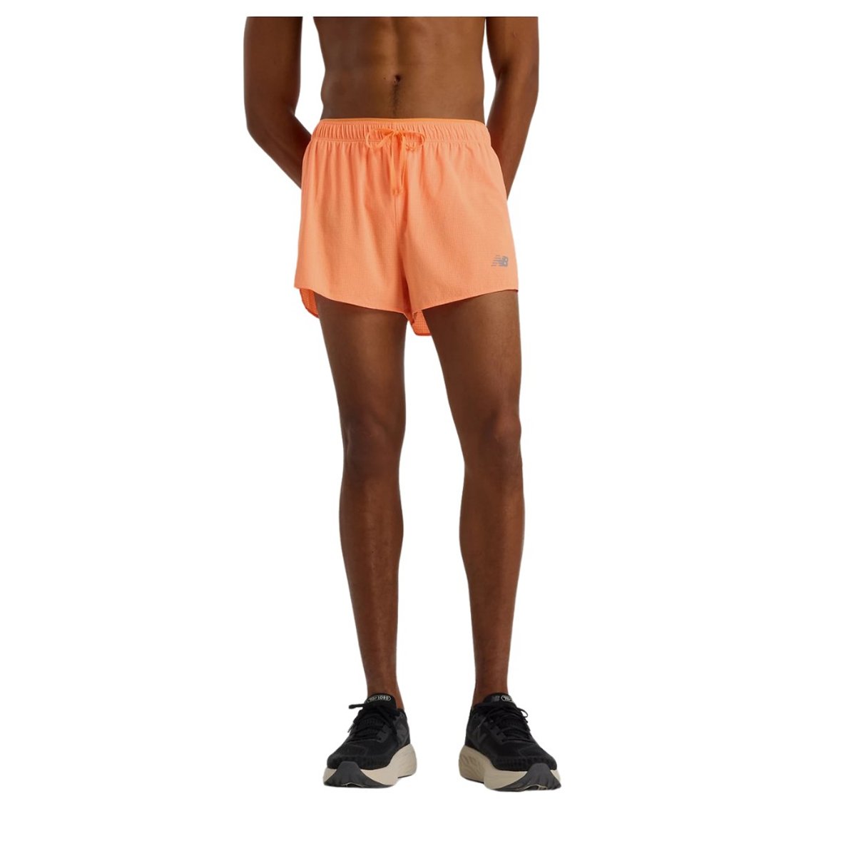 New Balance RC Ultra Light Split 3' Shorts Orange, Größe S
