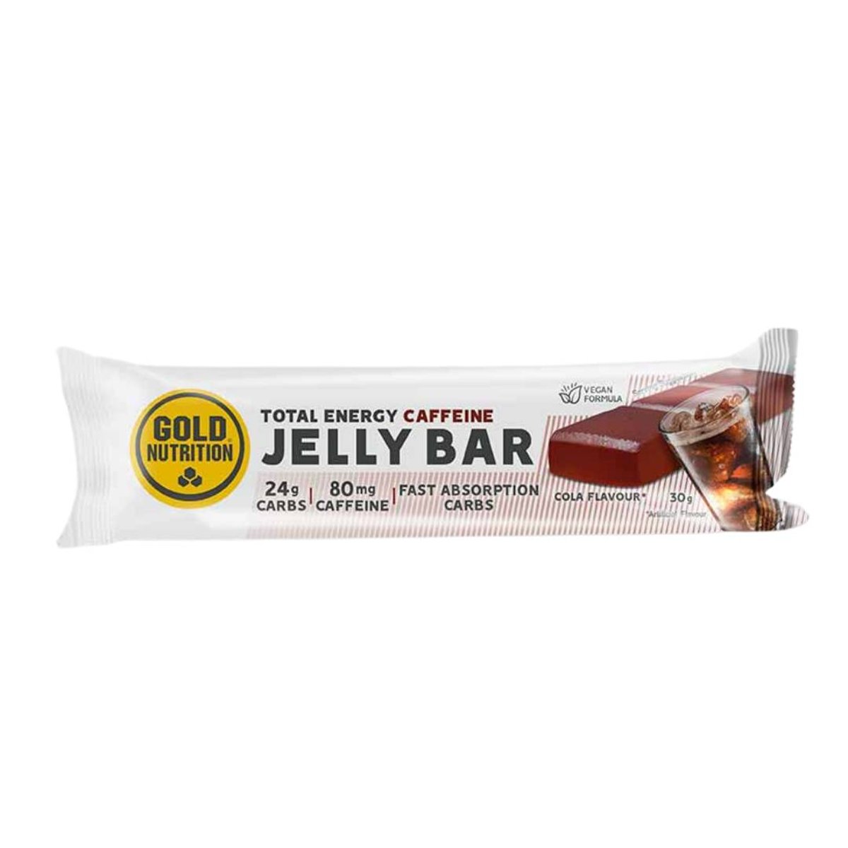 Energieriegel GoldNutrition Jelly Bar Koffein Cola 30g