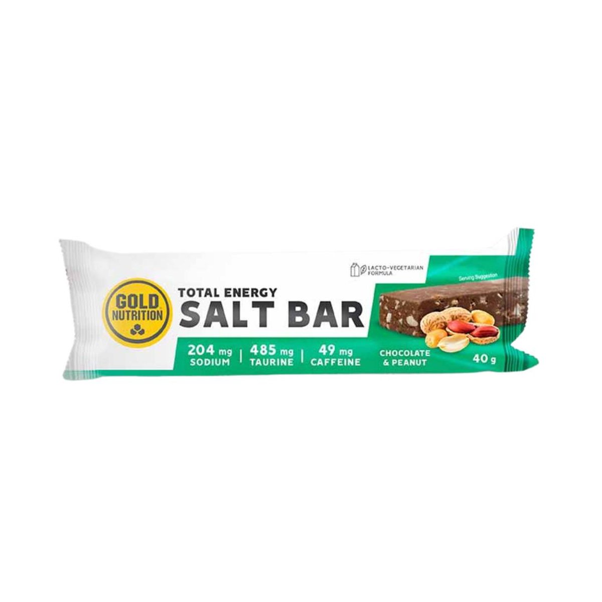 GoldNutrition Total Energy Salt Bar Energieriegel Schokolade und Erdnuss 40g