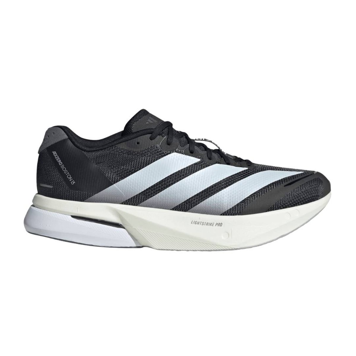 Adidas Adizero Boston 13 Schuhe Schwarz Weiß AW25, Größe UK 7.5
