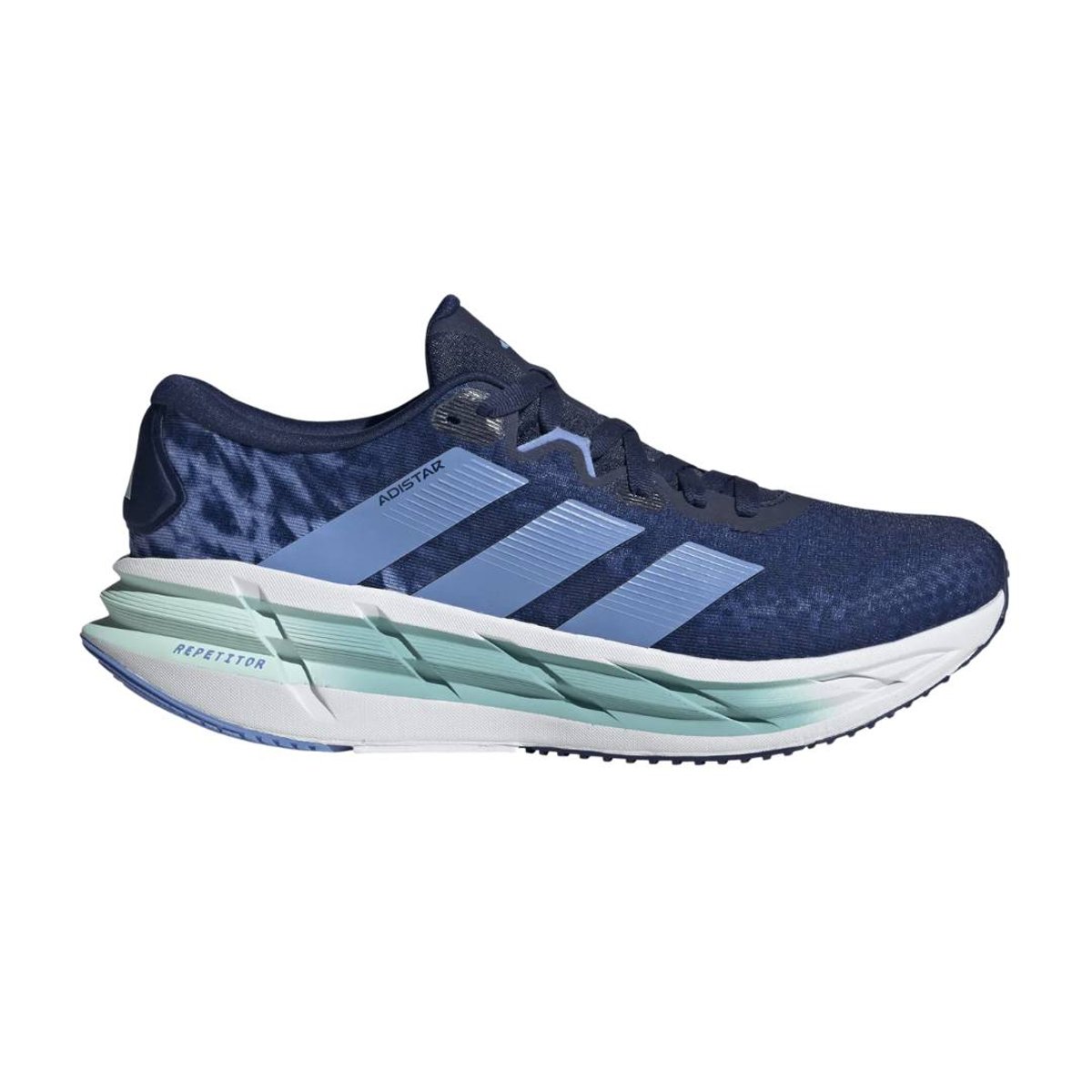 Adidas Adistar 4 Schuhe Blau Weiß AW25, Größe UK 10.5