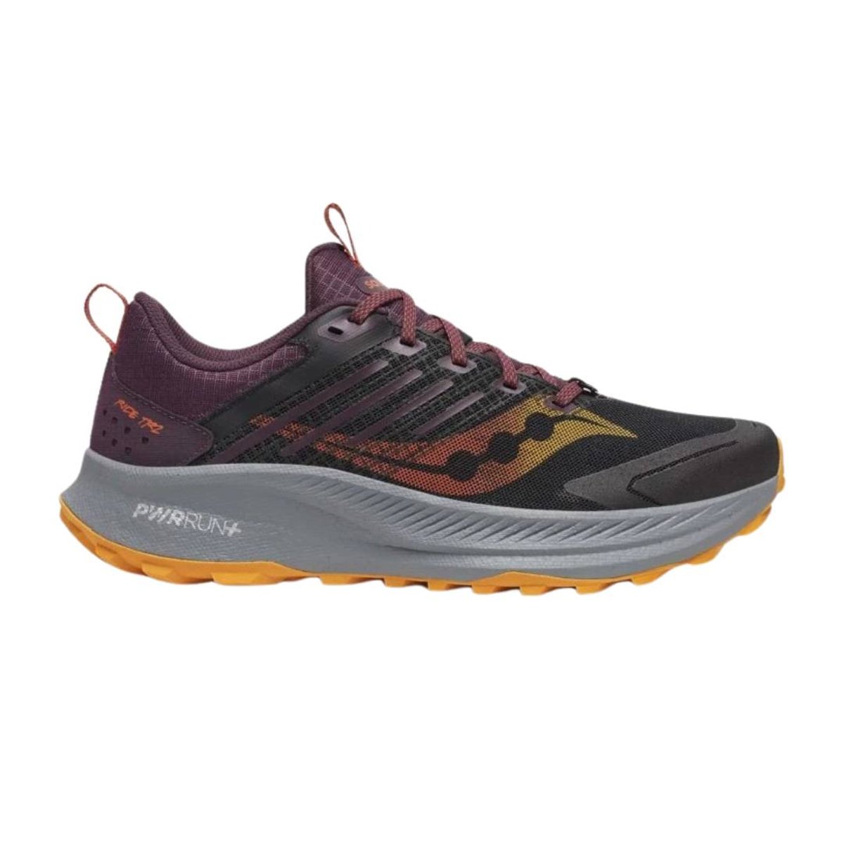 Saucony Ride TR2 Schuhe Schwarz Granat AW25, Größe 41 - EUR