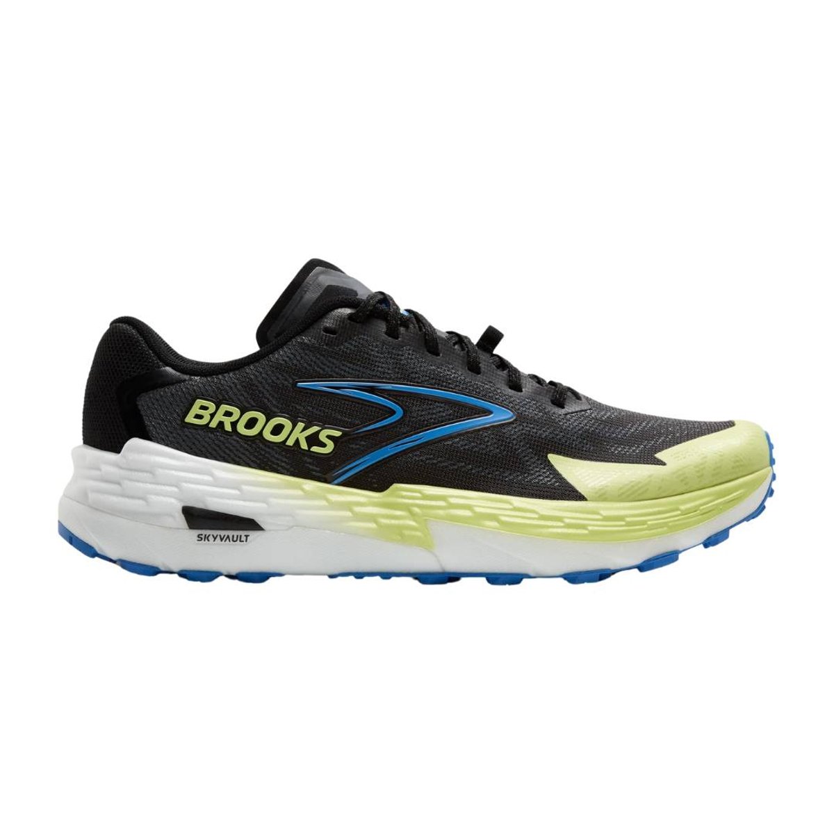 Brooks Catamount 4 Schuhe Schwarz Gelb AW25, Größe 41 - EUR