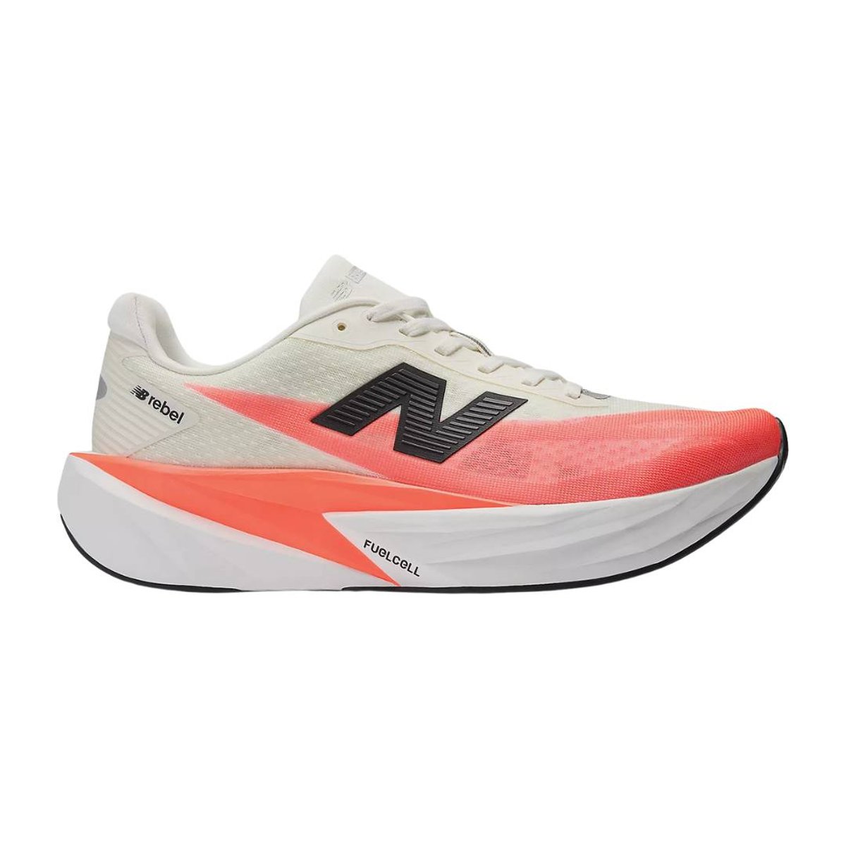 New Balance FuelCell Rebel v5 Schuhe Weiß Rot AW25, Größe 41,5 - EUR