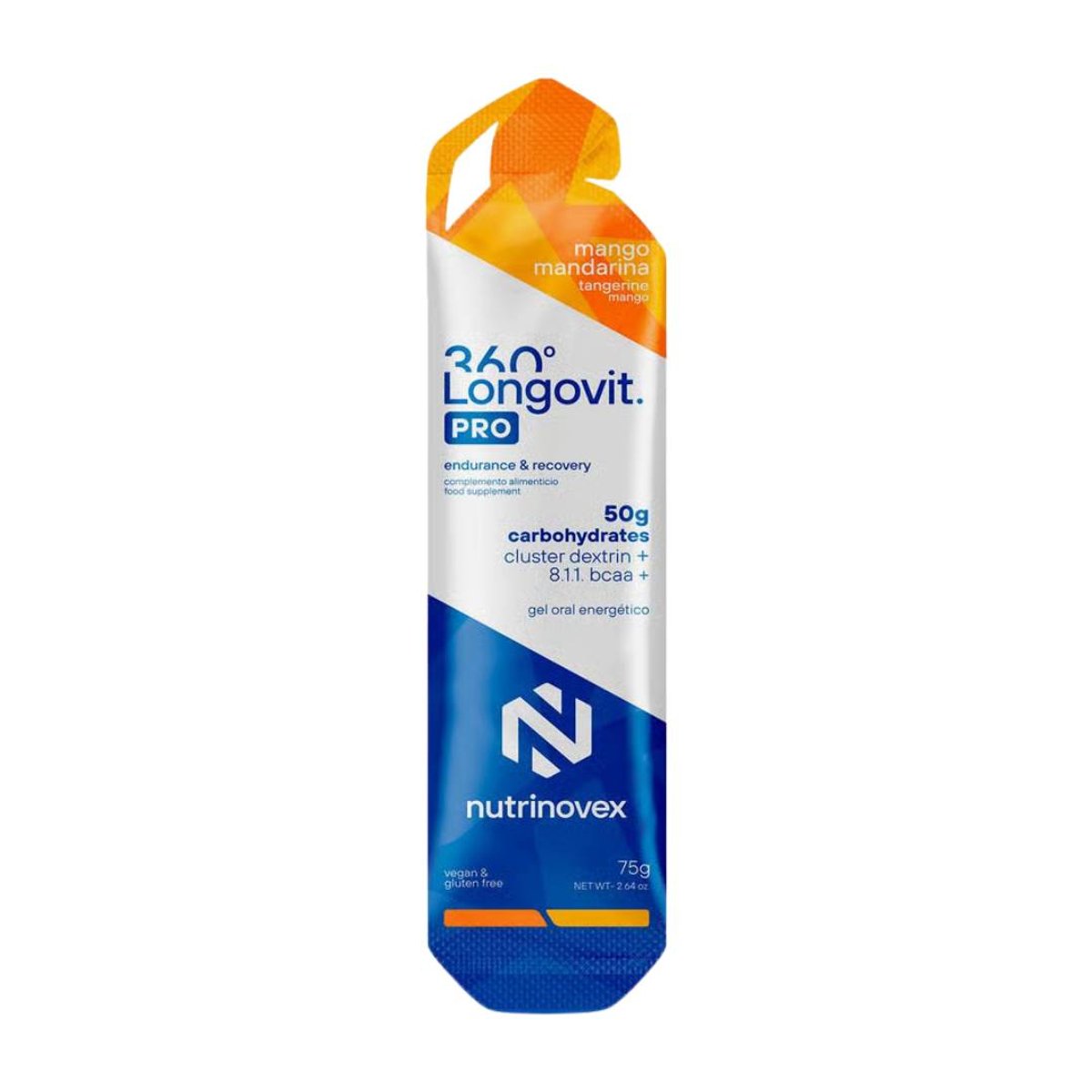 Nutrinovex Gel Longovit 360 Geschmack Mango Mandarine