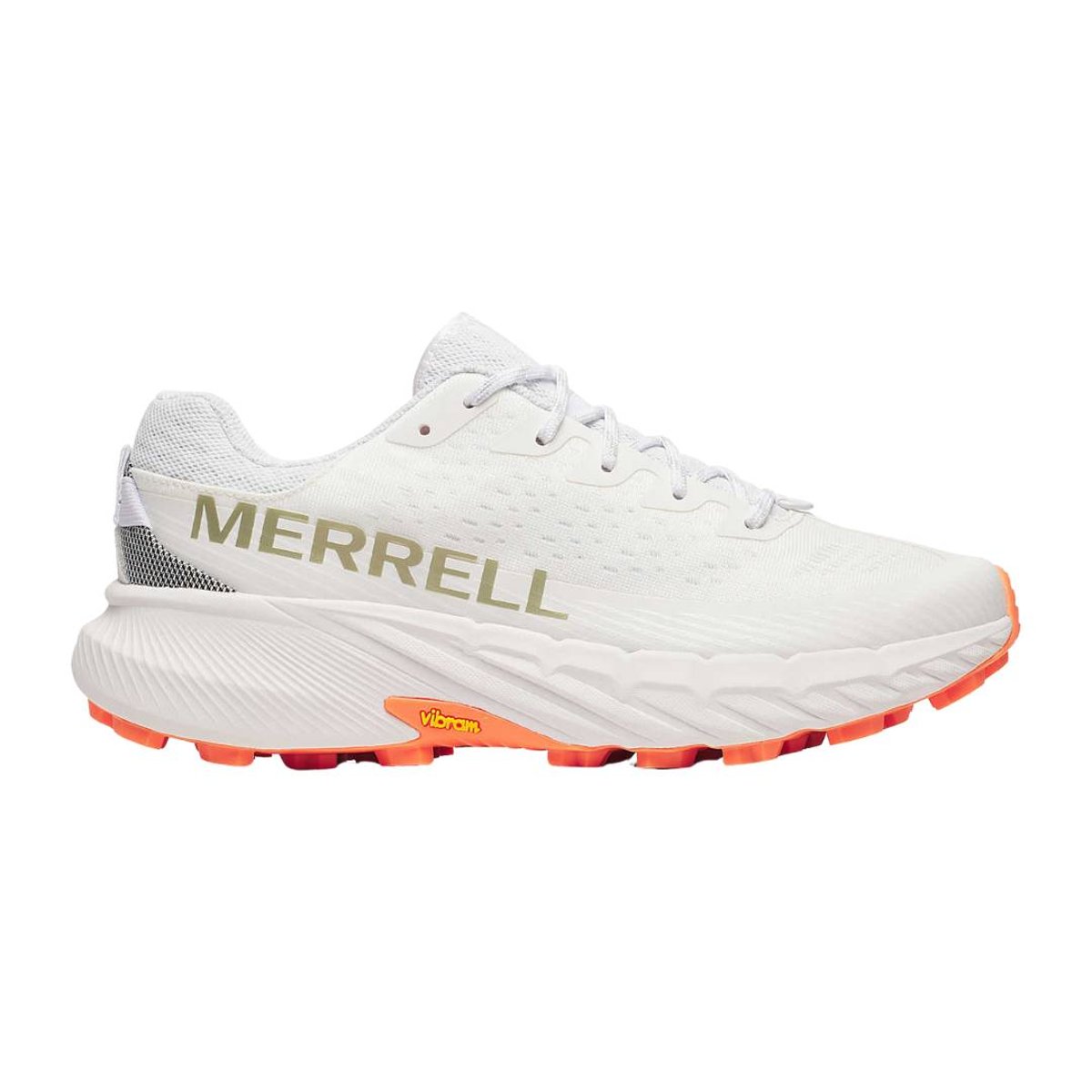 Merrell Agility Peak 5 Schuhe Weiß Orange AW25, Größe 41,5 - EUR