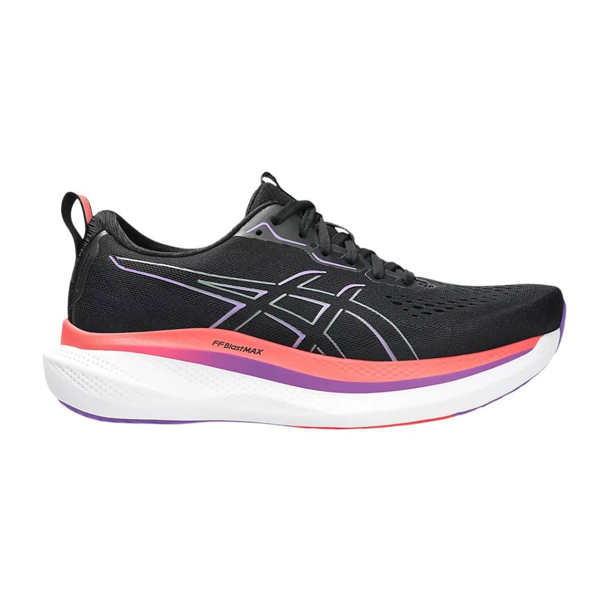 Asics Glideride Max Schuhe Schwarz Rot AW25, Größe 42,5 - EUR