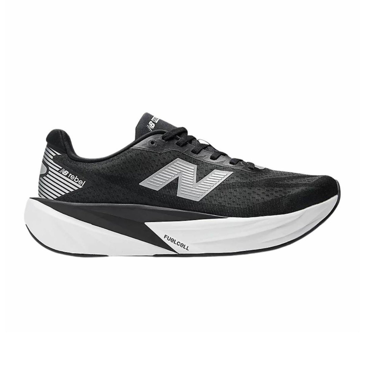 New Balance FuelCell Rebel v5 Schwarz Weiß AW25 Turnschuhe, Größe 41,5 - EUR