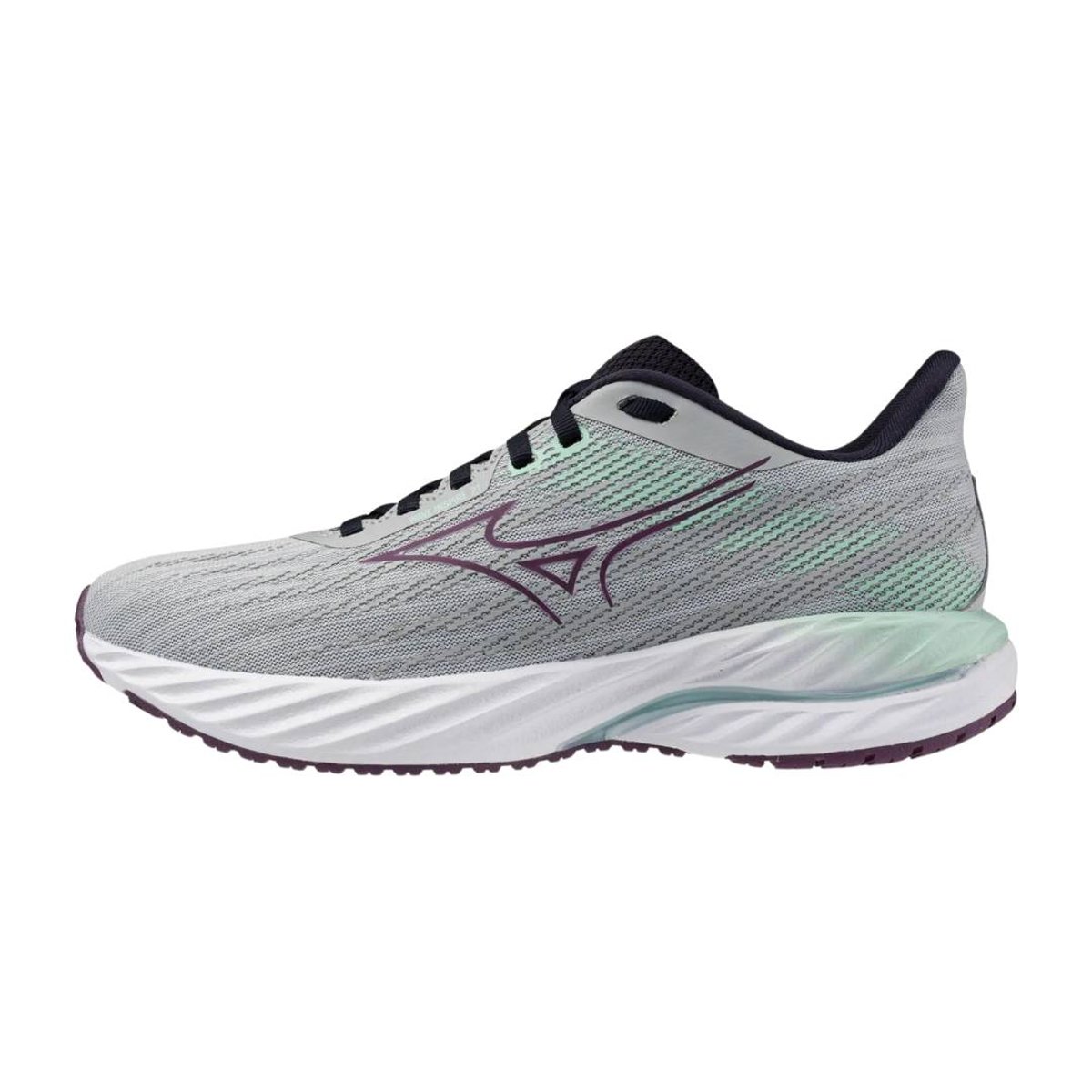 Mizuno Wave Inspire 21 Schuhe Grau Weiß AW25 Damen, Größe 37 - EUR
