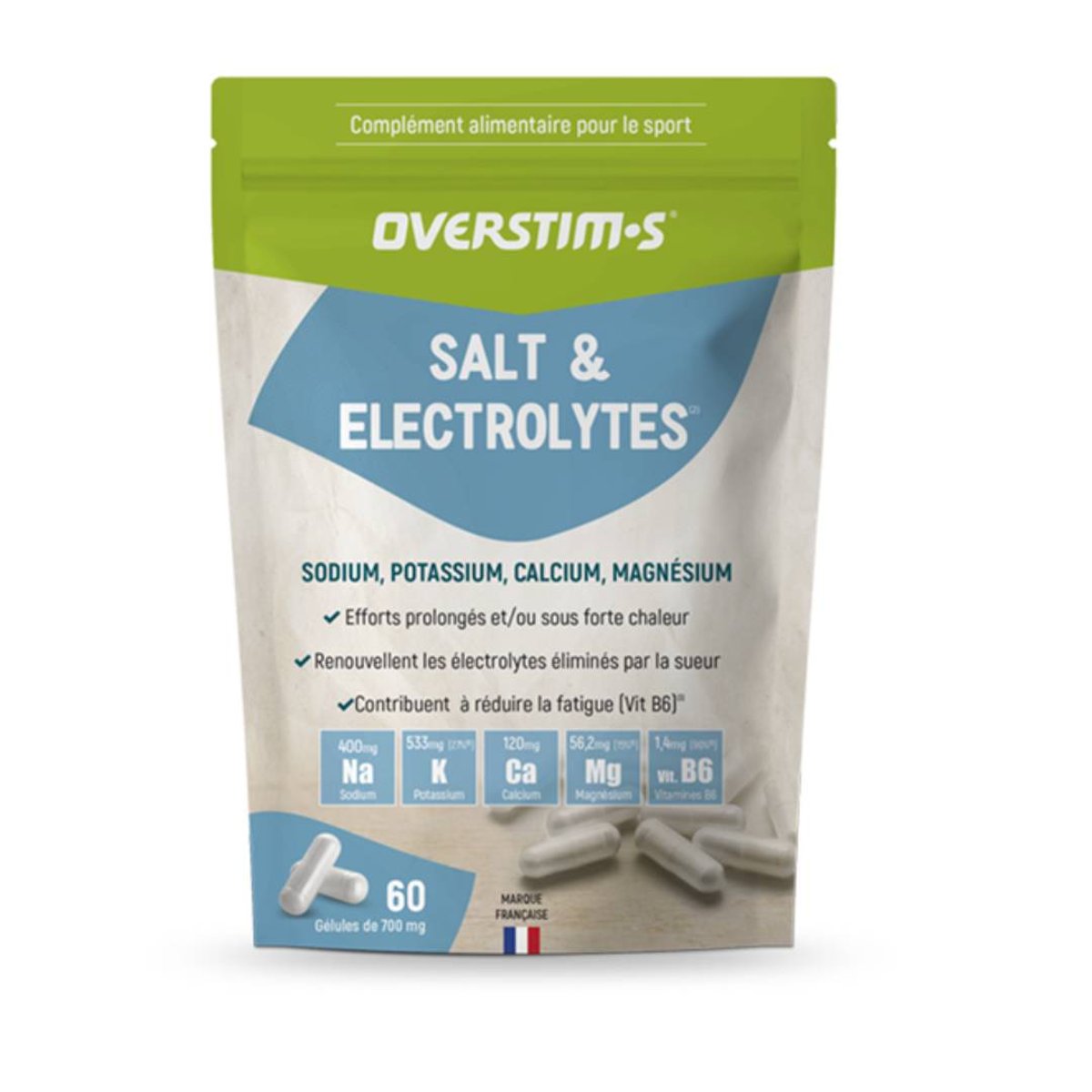 Kapseln Overstims Salz & Elektrolyte (60 Kapseln)