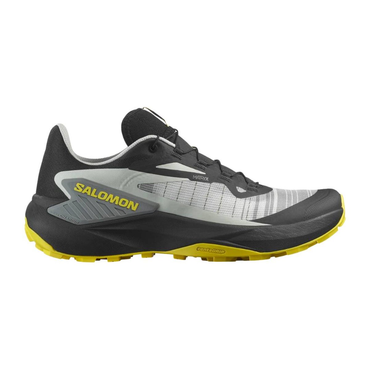 Salomon Genesis Schuhe Schwarz Grau AW25, Größe EU 41 1/3