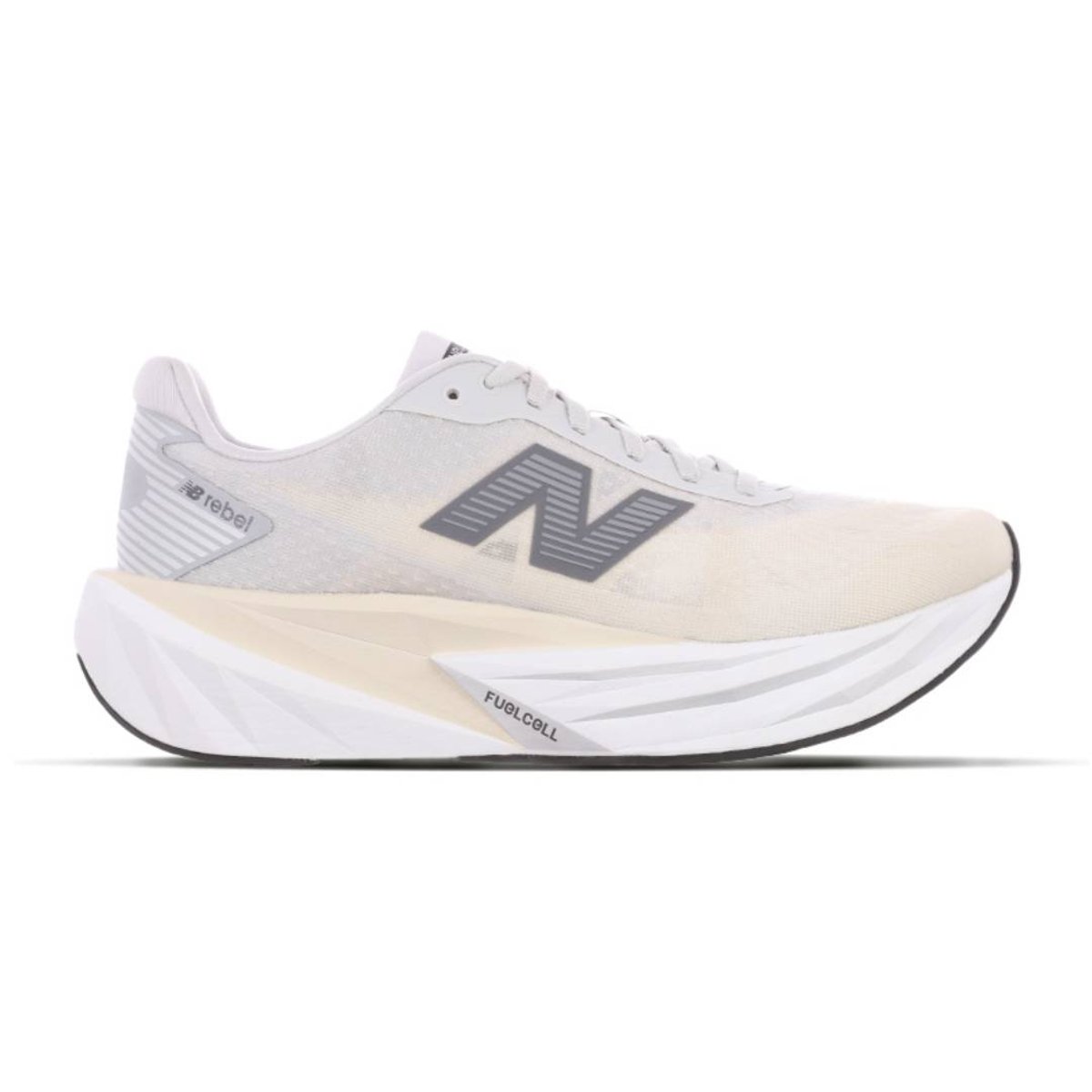 New Balance FuelCell Rebel v5 Beige Grau AW25, Größe 41,5 - EUR
