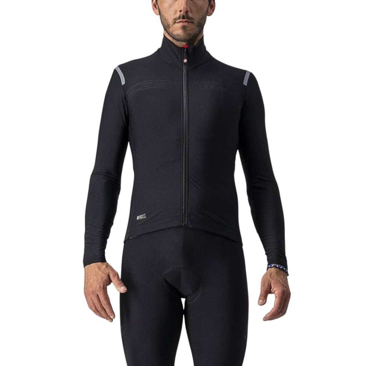 Castelli Tutto Nano RoS Langarmtrikot Schwarz, Größe S