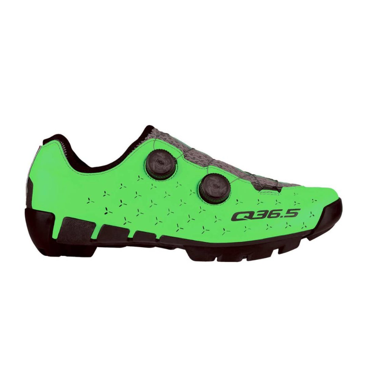 Q36.5 Unique Adventure Schuhe Fluor Grün, Größe 42 - EUR