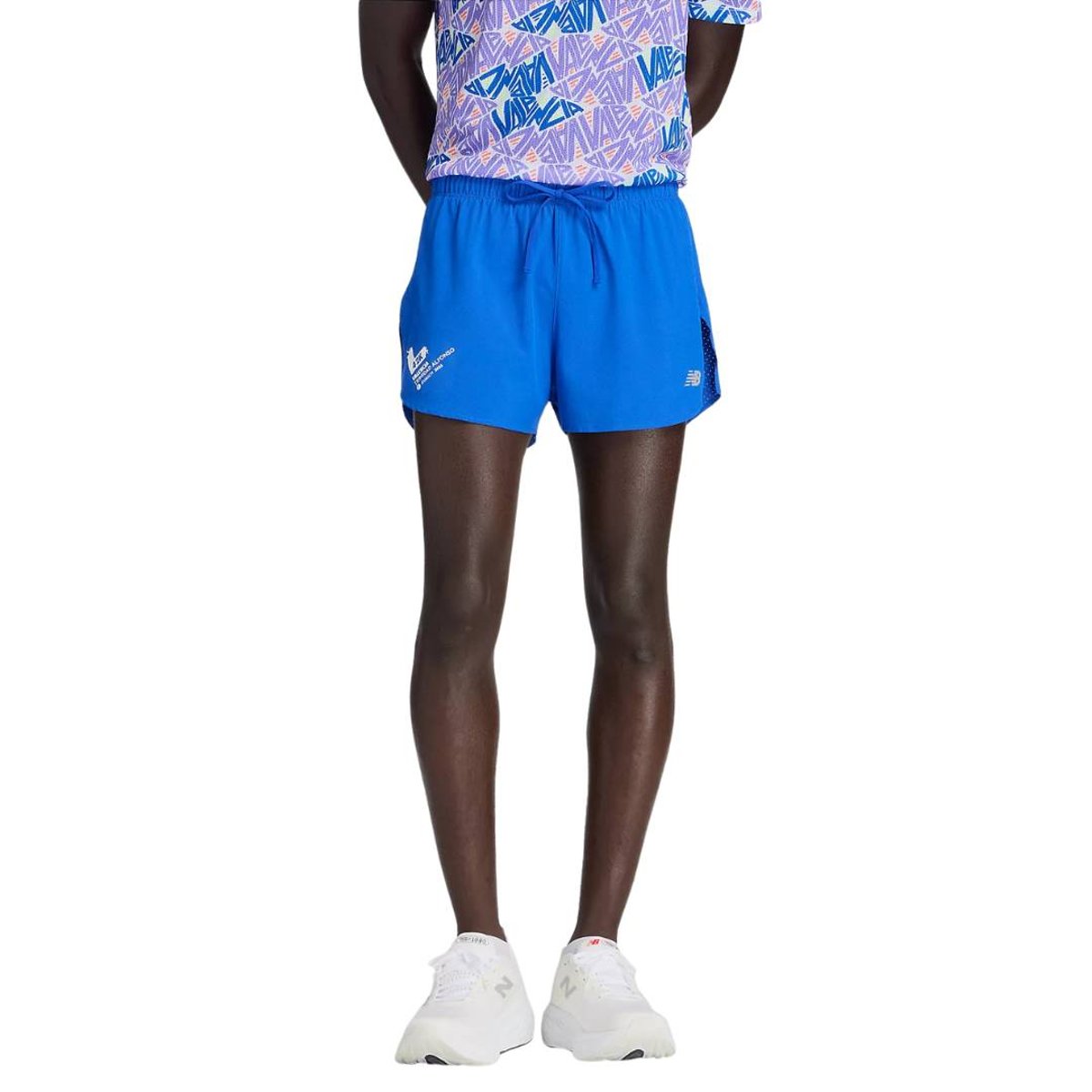 New Balance Valencia Marathon RC Split 3' Shorts Blau, Größe S
