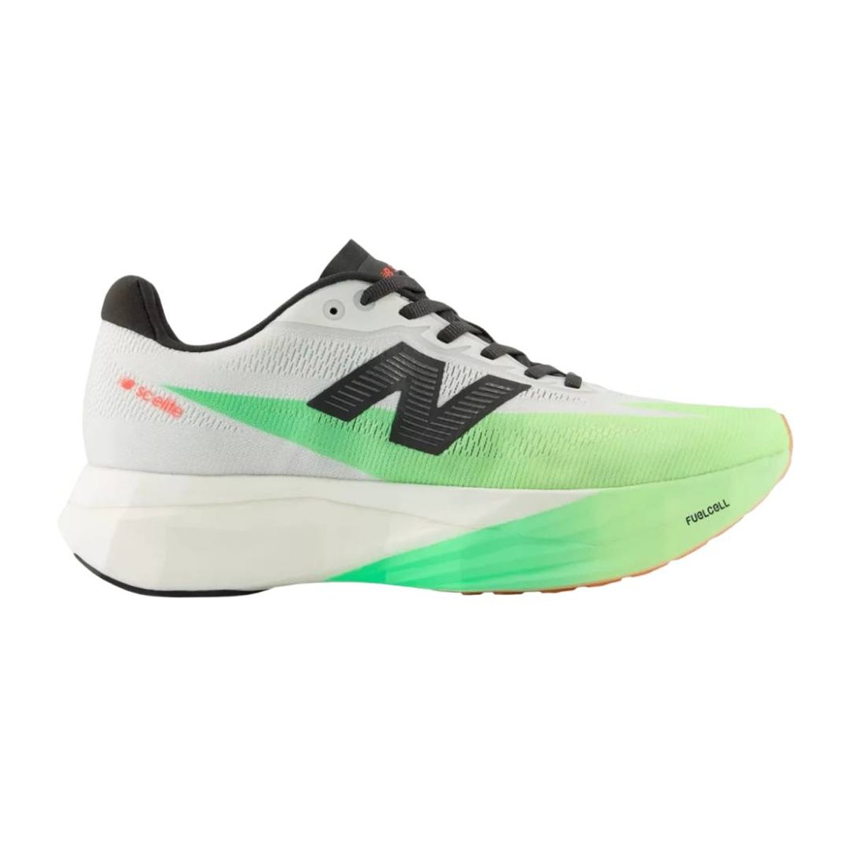 Schuhe New Balance FuelCell SuperComp Elite v5 Ekiden Weiß Grün AW25 Damen, Größe 37 - EUR