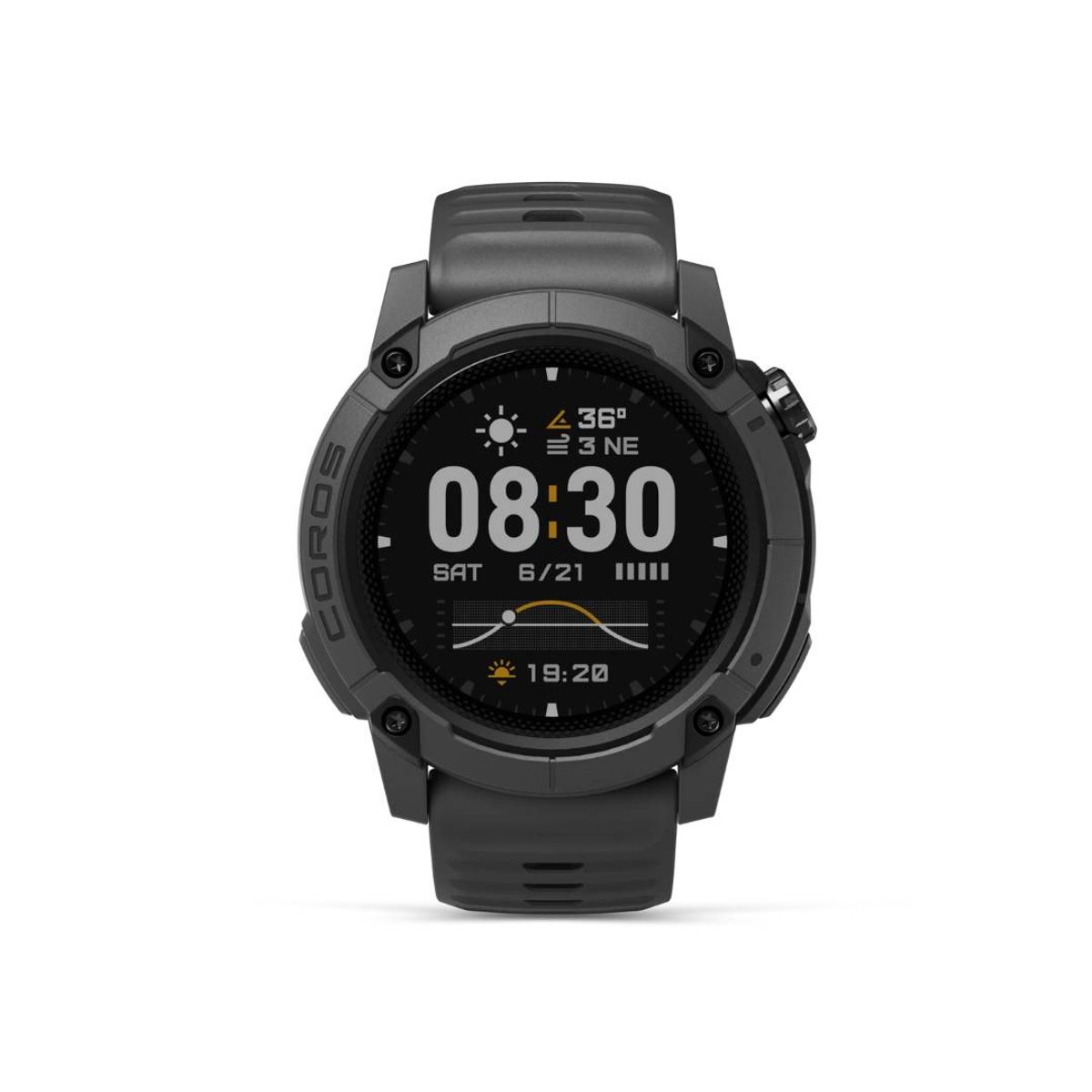 Coros Nomad GPS-Uhr Schwarz