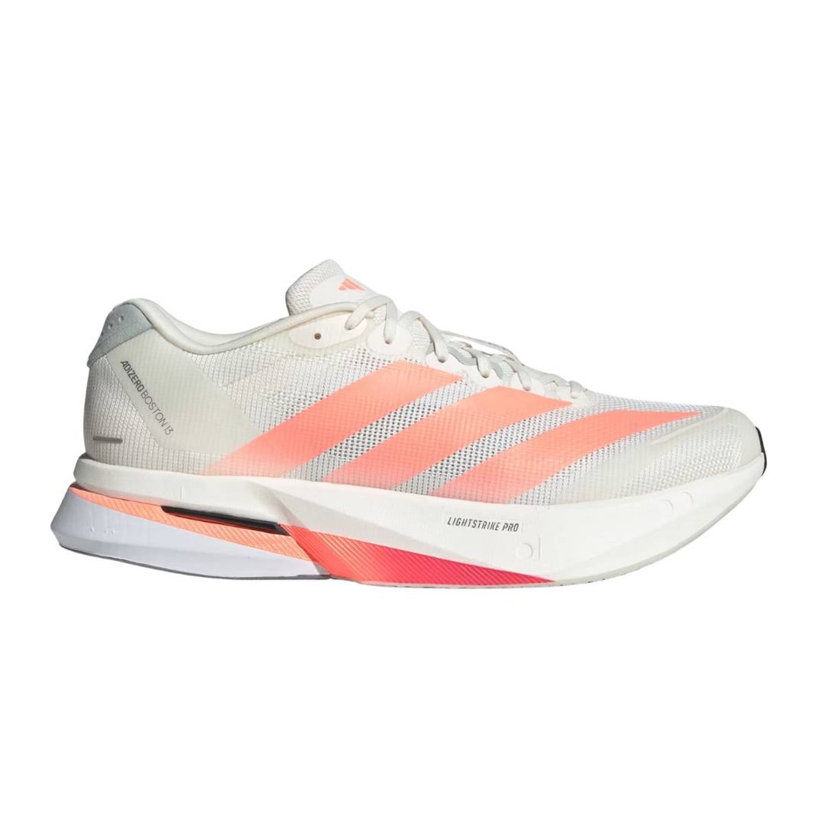 Adidas Adizero Boston 13 Schuhe Beige Orange SS26, Größe UK 7.5