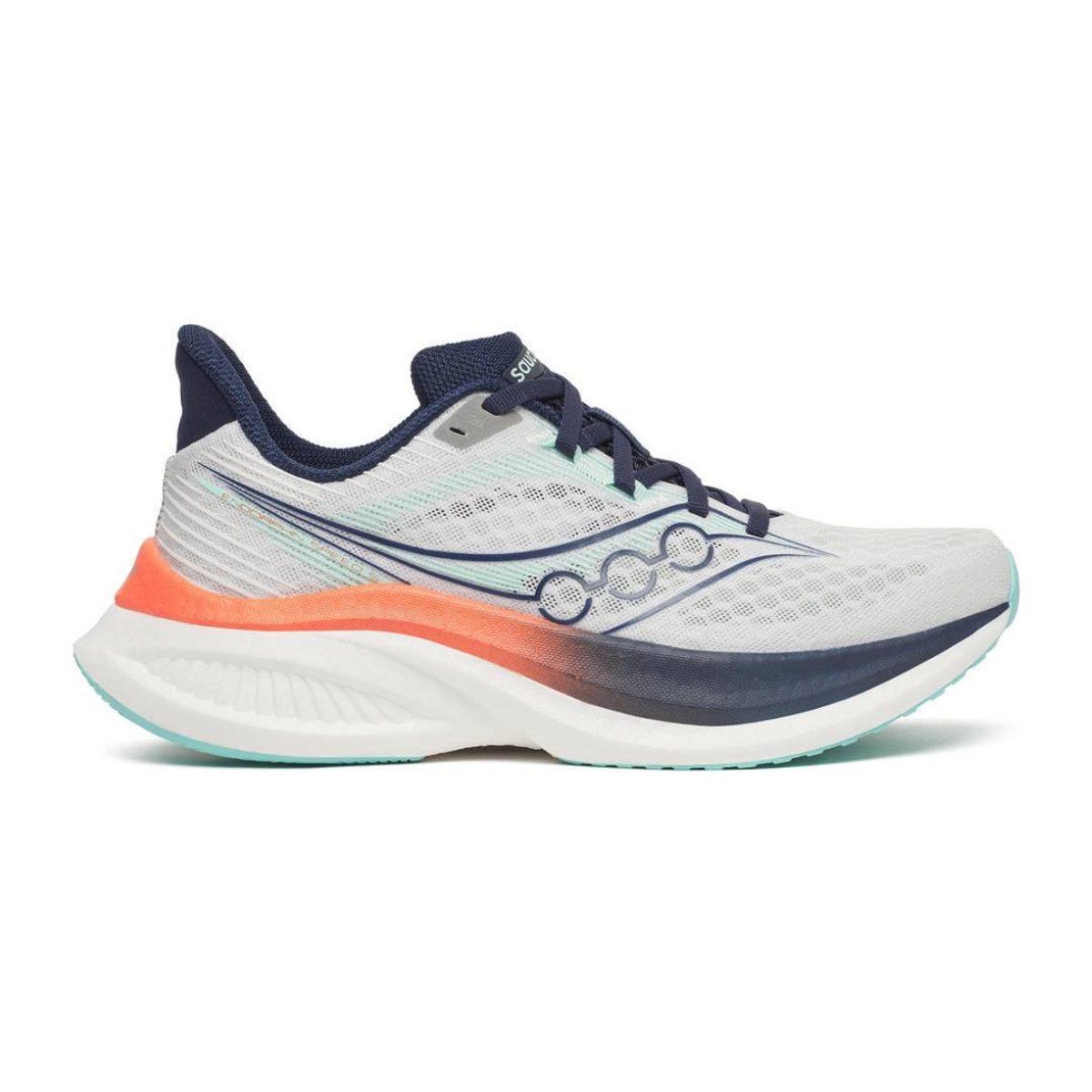 Saucony Endorphin Speed 5 Damen Laufschuhe Weiß Blau SS26, Größe 37,5 - EUR