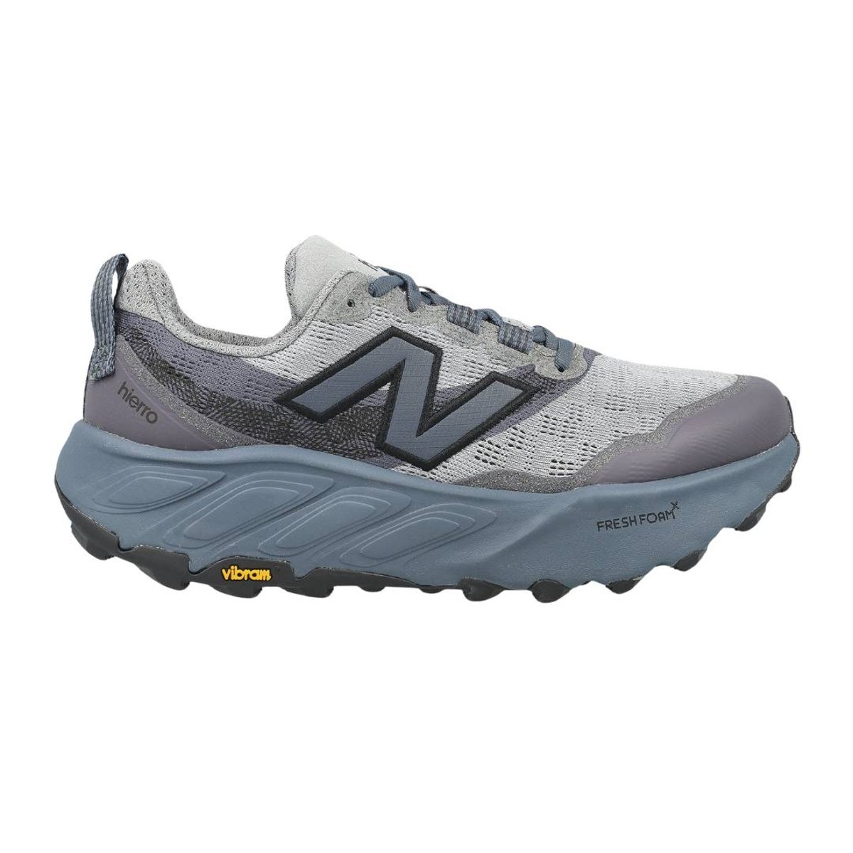 New Balance Fresh Foam X Hierro v9 Schuhe Grau Blau SS26, Größe 42 - EUR