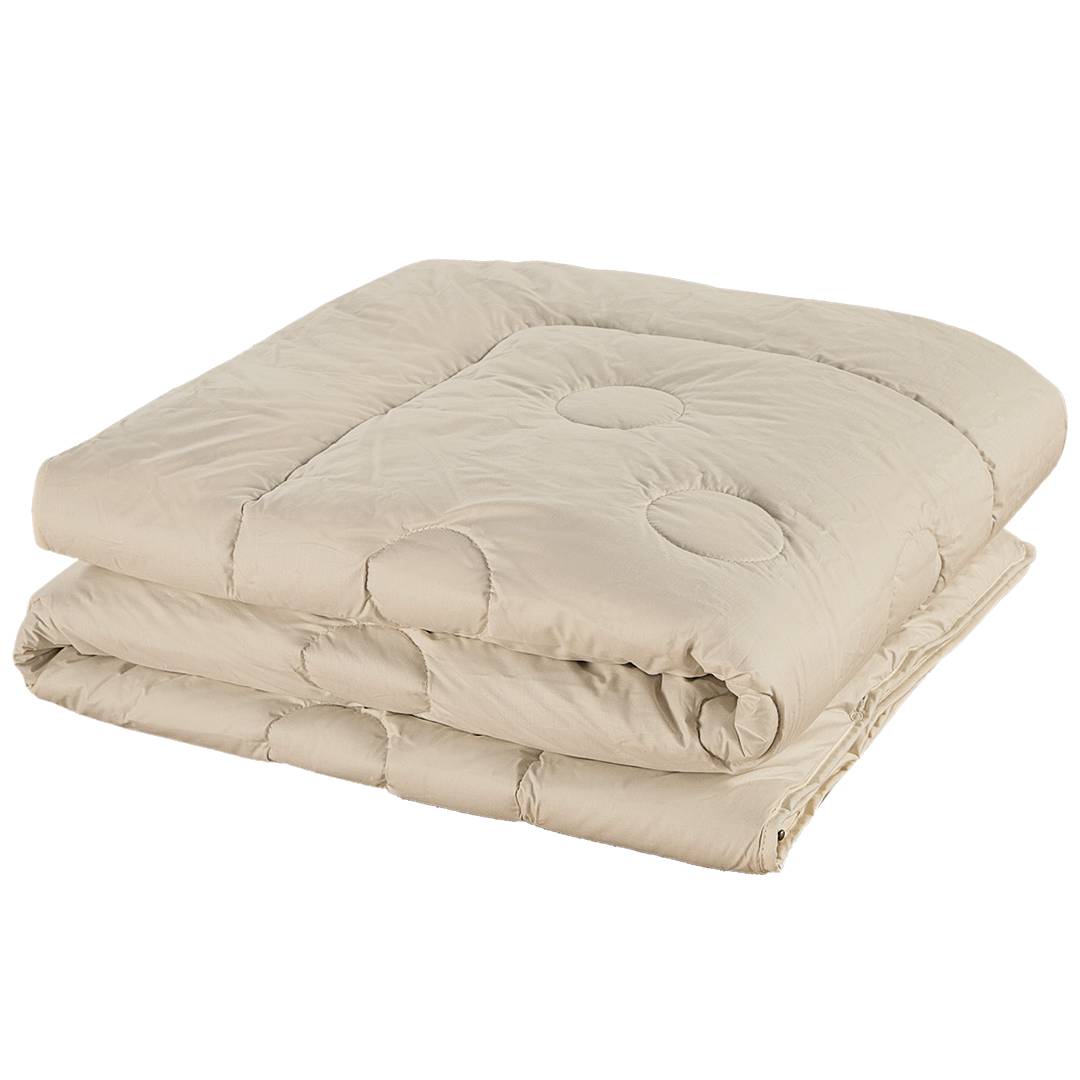 Kamelflaumhaar/Seide-Leicht-Kombi-Bettdecke 'Calida' | 135x200 cm | vegan | Bio-Material | Handgefertigt | schadstoffgeprüft | Bettdecken