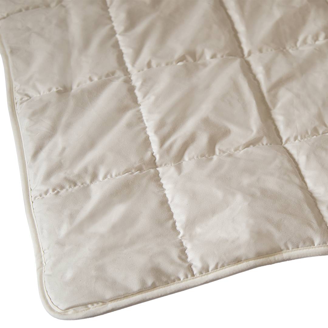 Kamelflaumhaar-Baby-Bettdecke 'Cammello' | 80x80 cm | vegan | Bio-Material | Handgefertigt | schadstoffgeprüft | Baby-Bettdecken