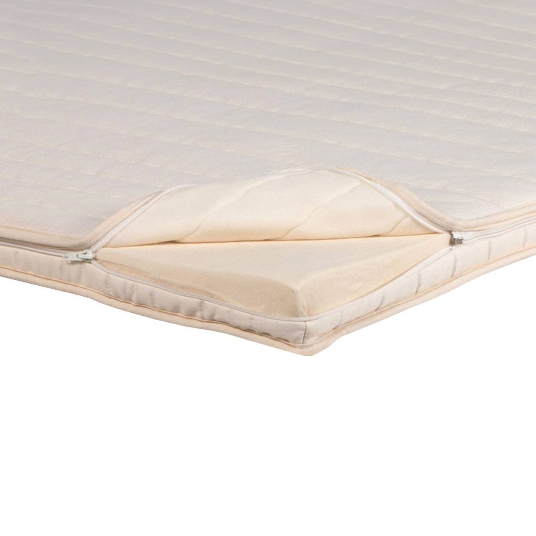 Naturlatex-Topper 'Latexcomfort' | 90x200 cm | firm | Bio-Material | Handgefertigt | schadstoffgeprüft | Topper & Matratzenauflagen