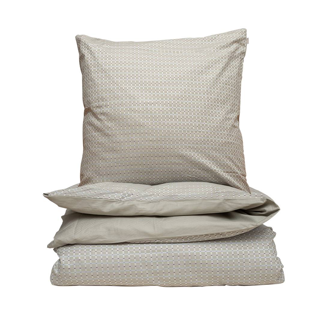 Jacquard-Wende-Bettwäsche 'Rosella' | 40x80 + 135x200 cm | Bio-Material | Handgefertigt | schadstoffgeprüft | Bio-Bettwäsche