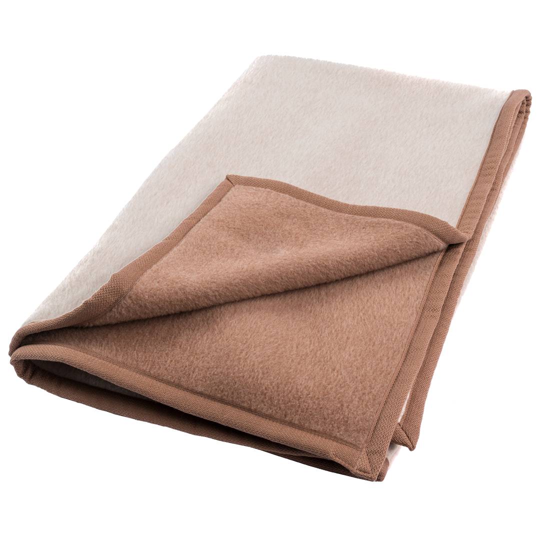 Alpaka-Wende-Naturhaardecke 'Rimara' | 150x200 cm | Bio-Material | Handgefertigt | schadstoffgeprüft | Wolldecken