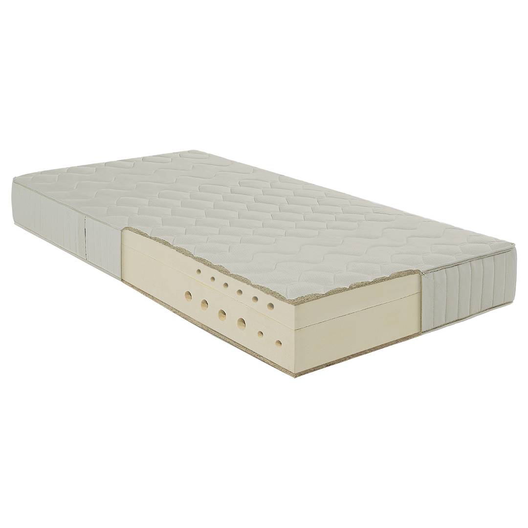 Naturlatex-Matratze 'Sana-Ortho' | 90x200 cm | medium | Bio-Material | Handgefertigt | schadstoffgeprüft | Matratzen