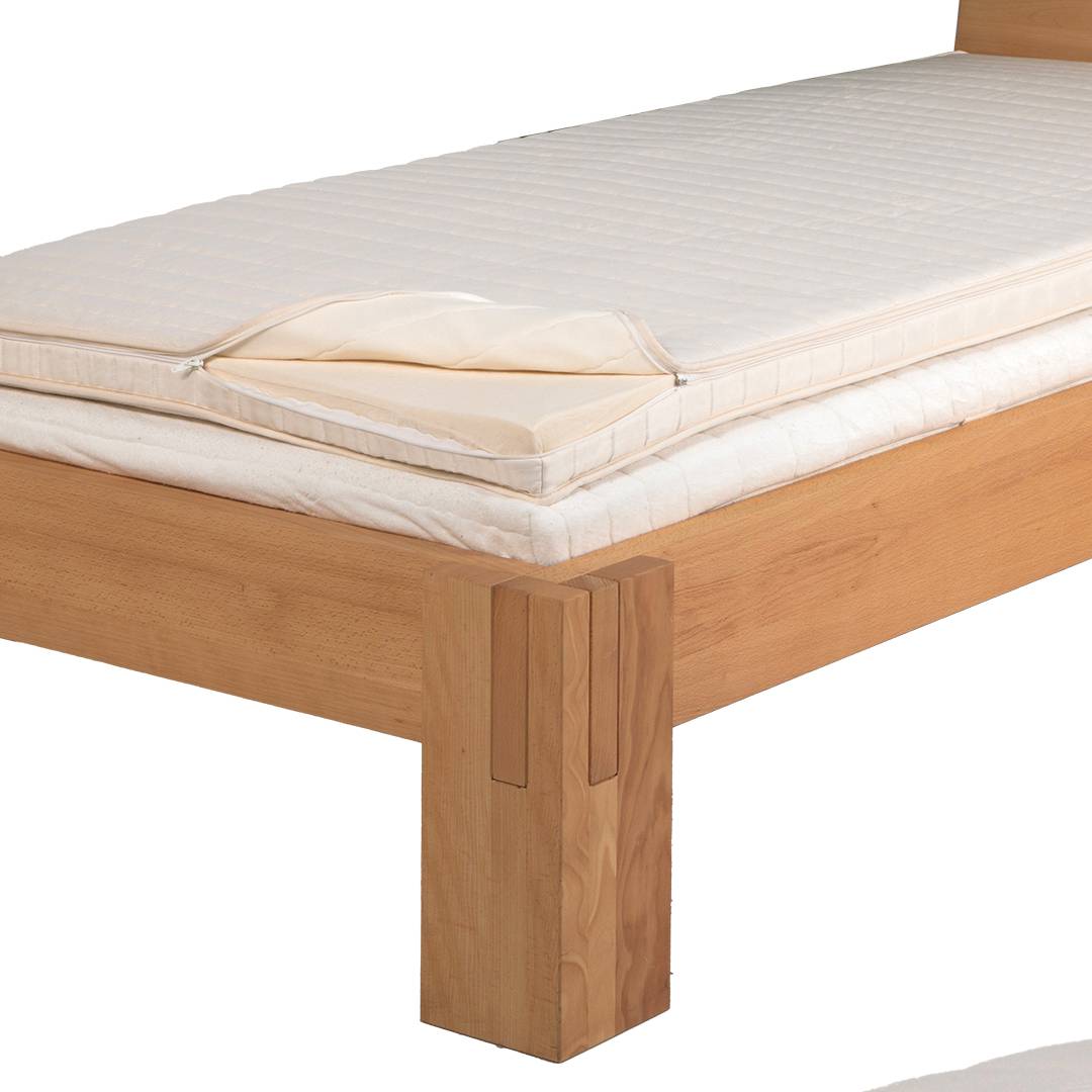 Naturlatex-Topper 'Latexcomfort-Maxima' | 90x200 cm | firm | Bio-Material | Handgefertigt | schadstoffgeprüft | Topper & Matratzenauflagen