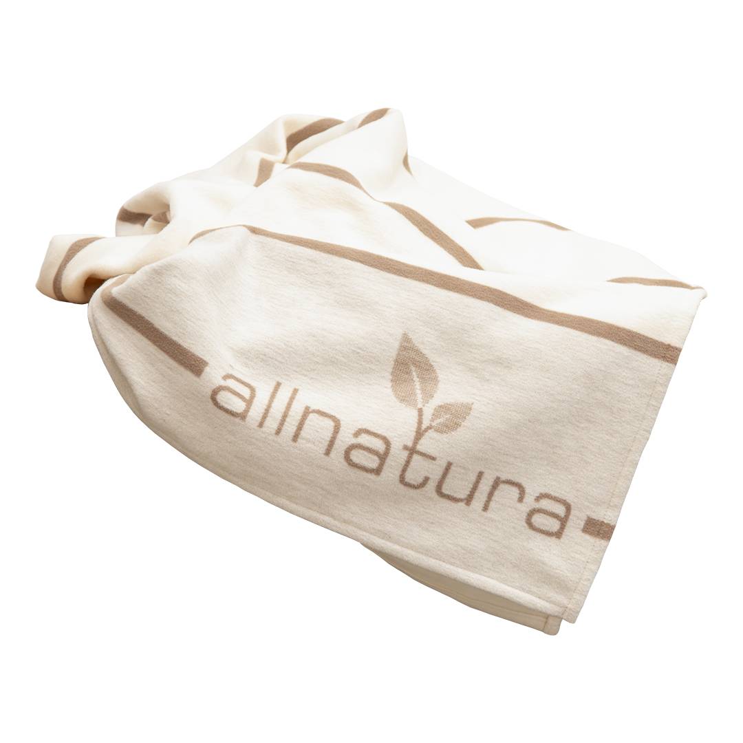 Baumwoll-Plüschdecke 'Cotona-Jubilea' | 140x200 cm | Bio-Material | Handgefertigt | schadstoffgeprüft | Wolldecken