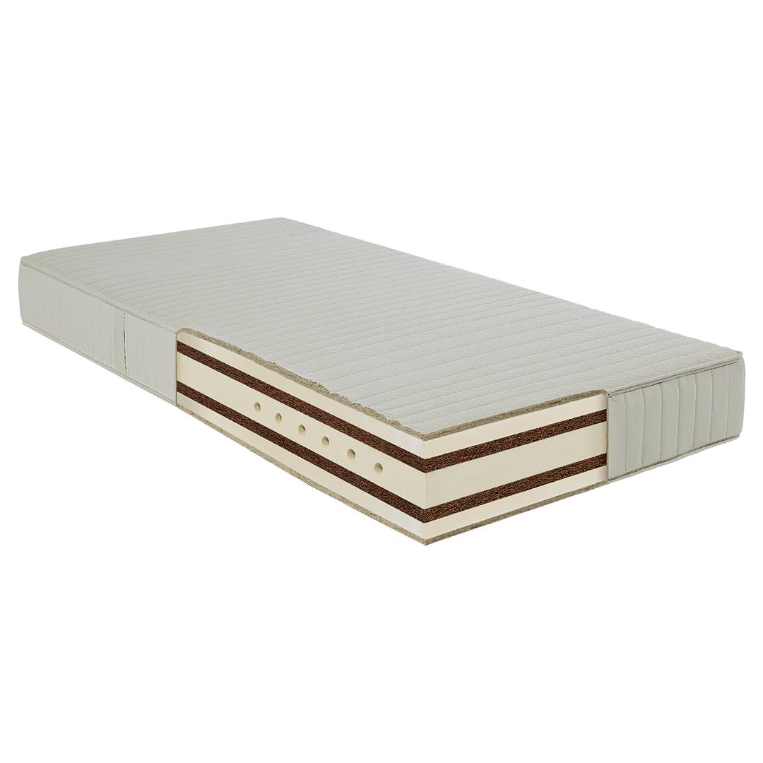 Naturlatex-Kokos-Matratze 'Vitaplus-Maxima' | 90x200 cm | Bio-Material | Handgefertigt | schadstoffgeprüft | Matratzen