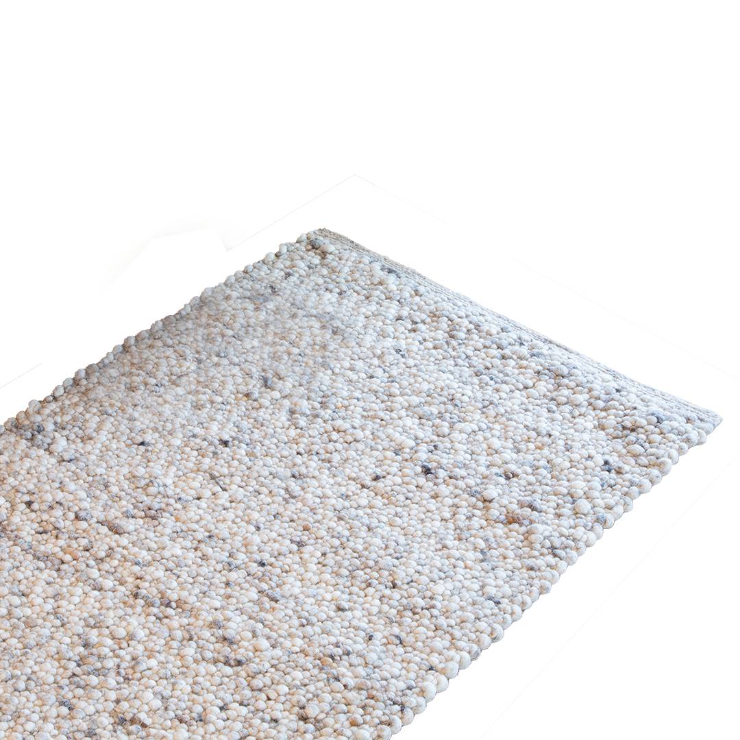 Schurwollteppich 'Ciotto' | 60x120 cm | braun | Bio-Material | Handgefertigt | schadstoffgeprüft | Teppiche