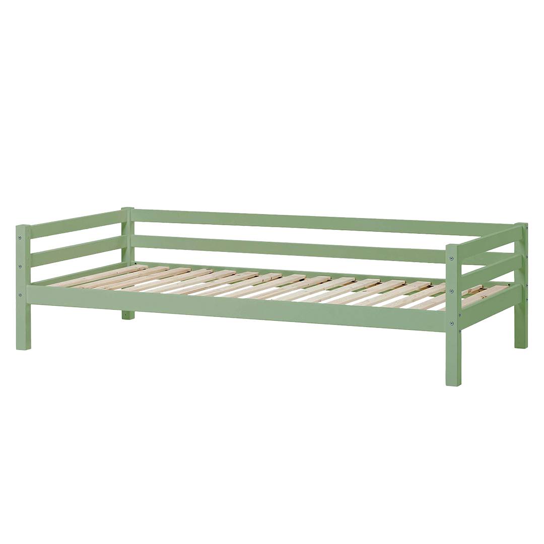 Kinderbett 'Colorino' | 90x200 cm | blau | Bio-Material | Handgefertigt | ohne Schubkasten | schadstoffgeprüft | Kinder-Betten