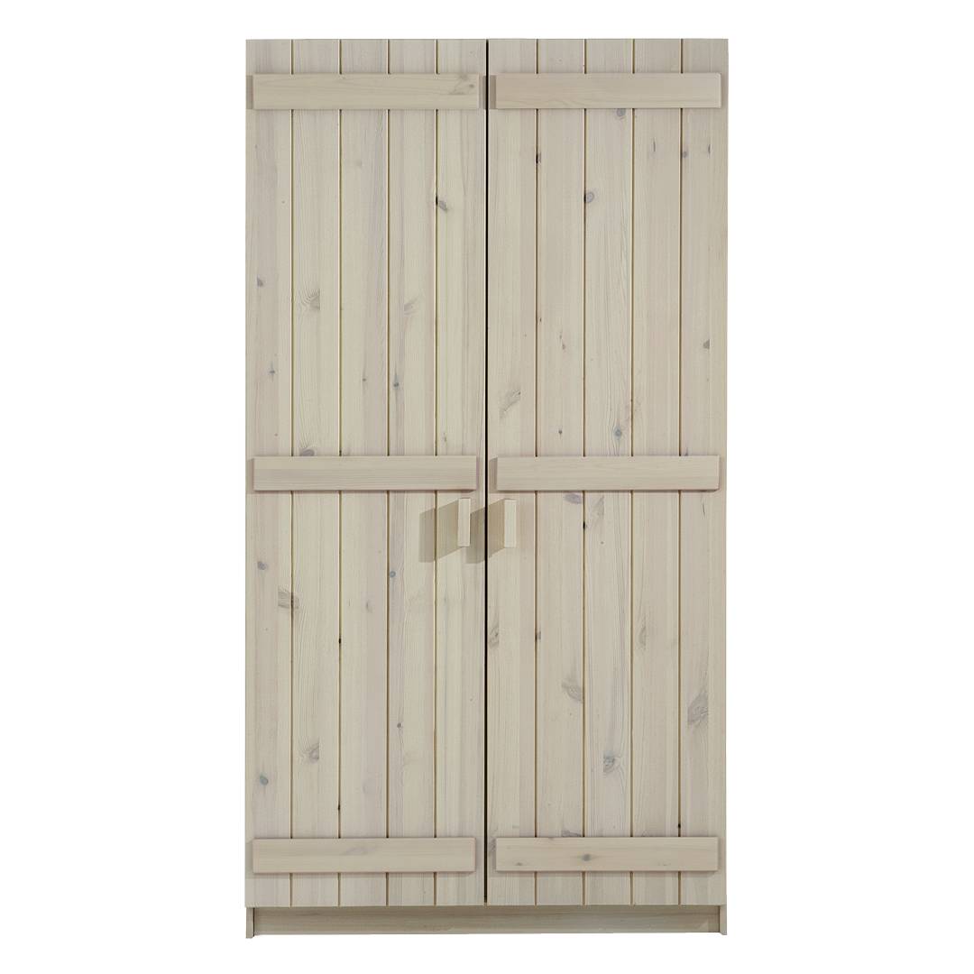 Drehtüren-Kleiderschrank 'Kiddy' | Bio-Material | Handgefertigt | 2-türig | schadstoffgeprüft | Kinderzimmer-Kleiderschränke