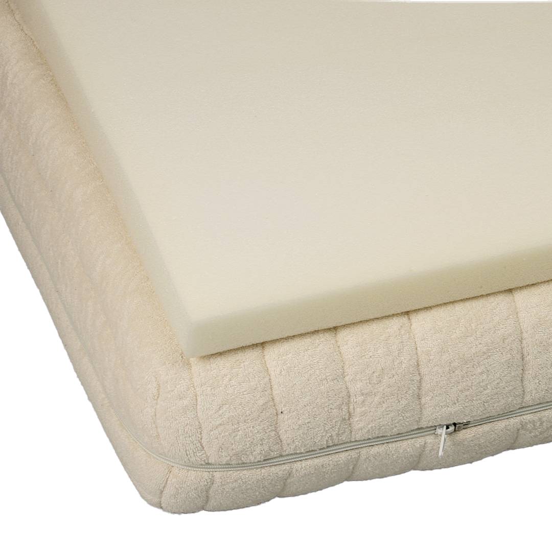 Visco-Matratzenauflage 'Viscoplus' | 90x200 cm | soft | Bio-Material | Handgefertigt | ohne Bezug | schadstoffgeprüft | Topper & Matratzenauflagen