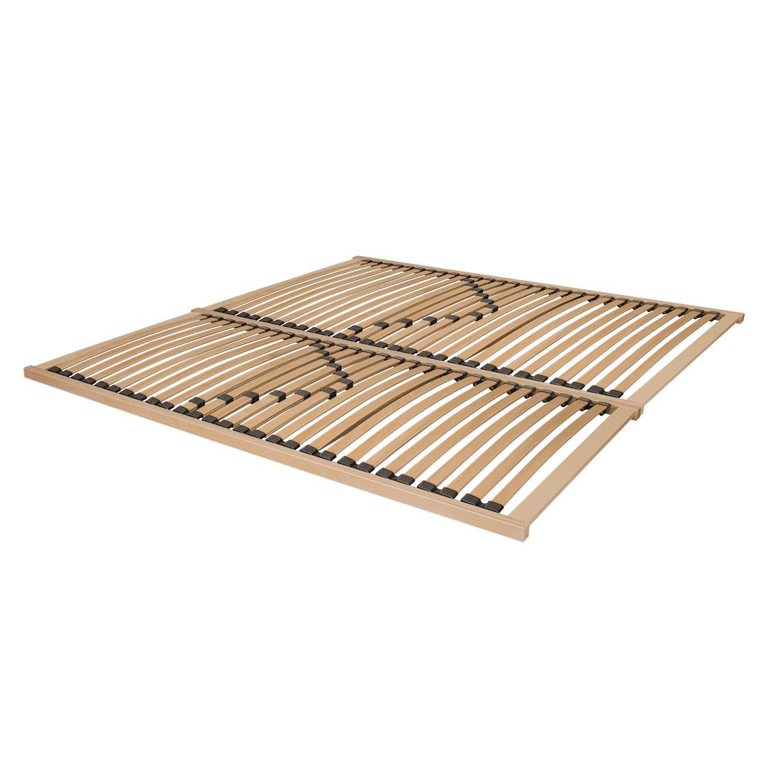 Bio-Lattenrost 'Standardflex-Duo-Flachrahmen' | 140x200 cm | vegan | Bio-Material | Handgefertigt | schadstoffgeprüft | Lattenroste