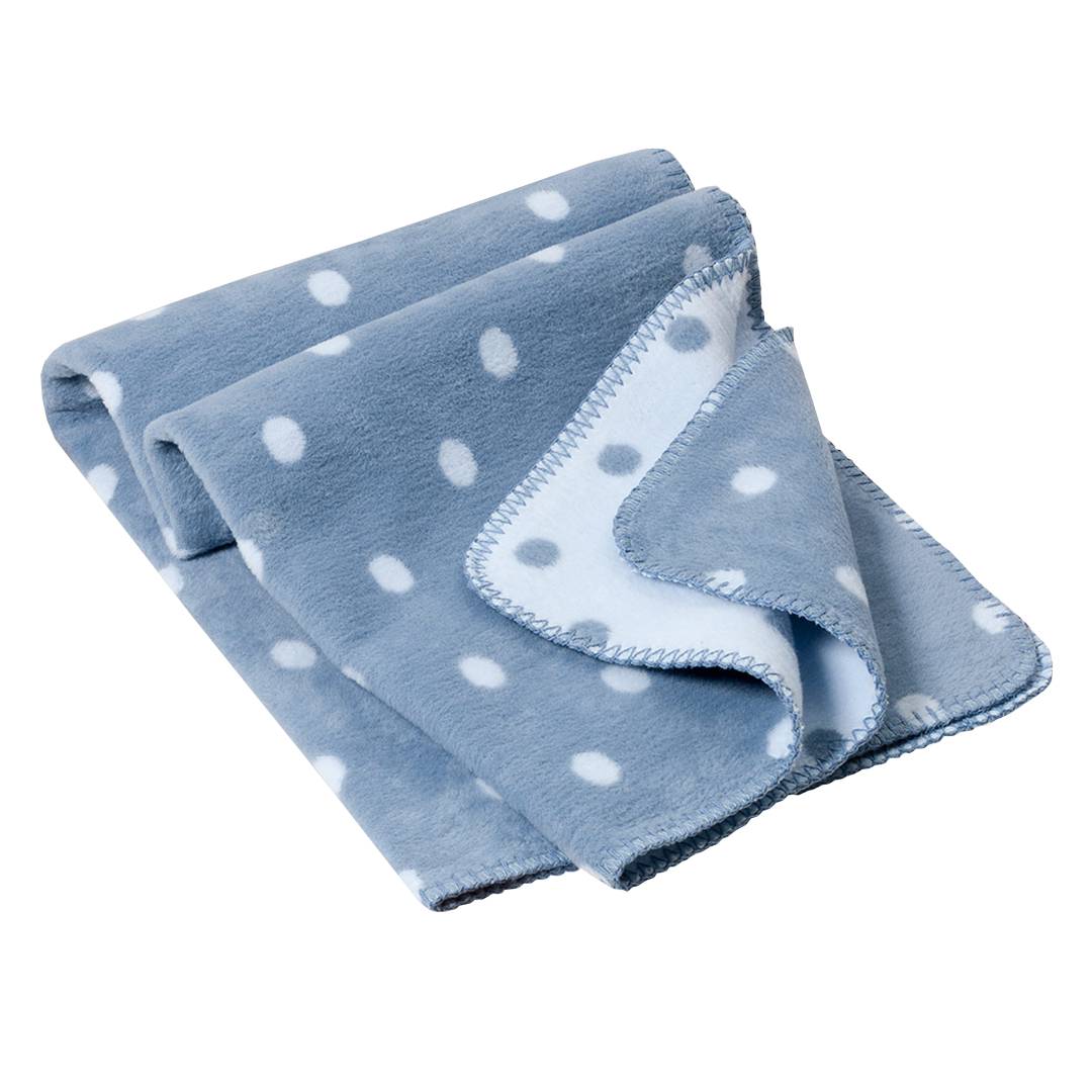 Baumwoll-Kuscheldecke 'Cotona-Puntino' | 100x150 cm | rosa | Bio-Material | Handgefertigt | schadstoffgeprüft | Baby-Kuscheldecken