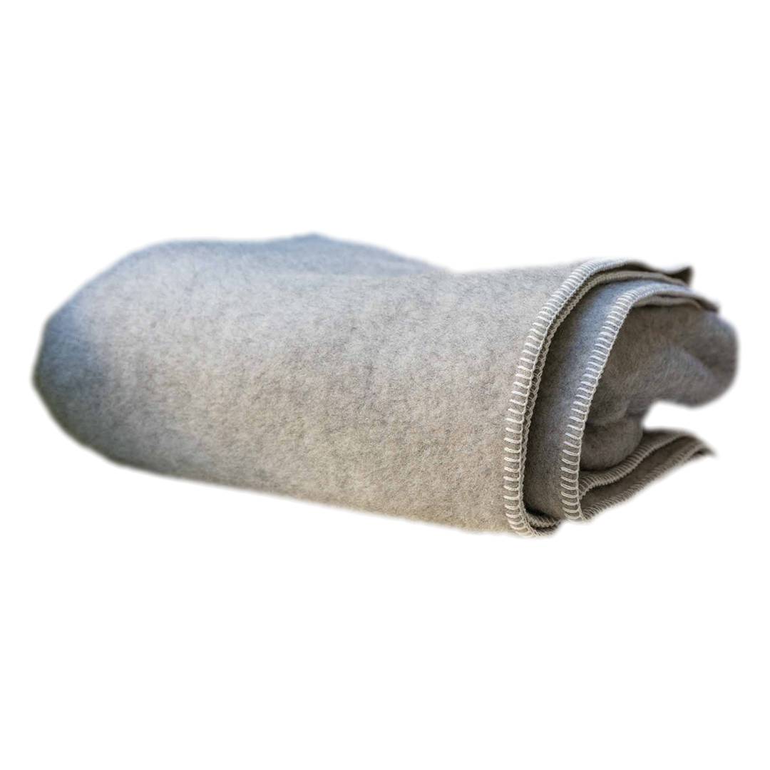 Schafschurwoll-Naturhaardecke 'Viana' | 150x200 cm | Bio-Material | Handgefertigt | schadstoffgeprüft | Wolldecken