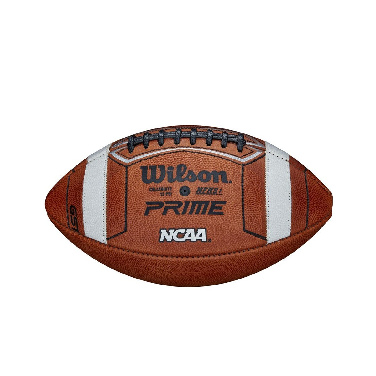 Wilson GST Prime Leder Football Official Size, NCAA WTF1103IB Game Ball - braun